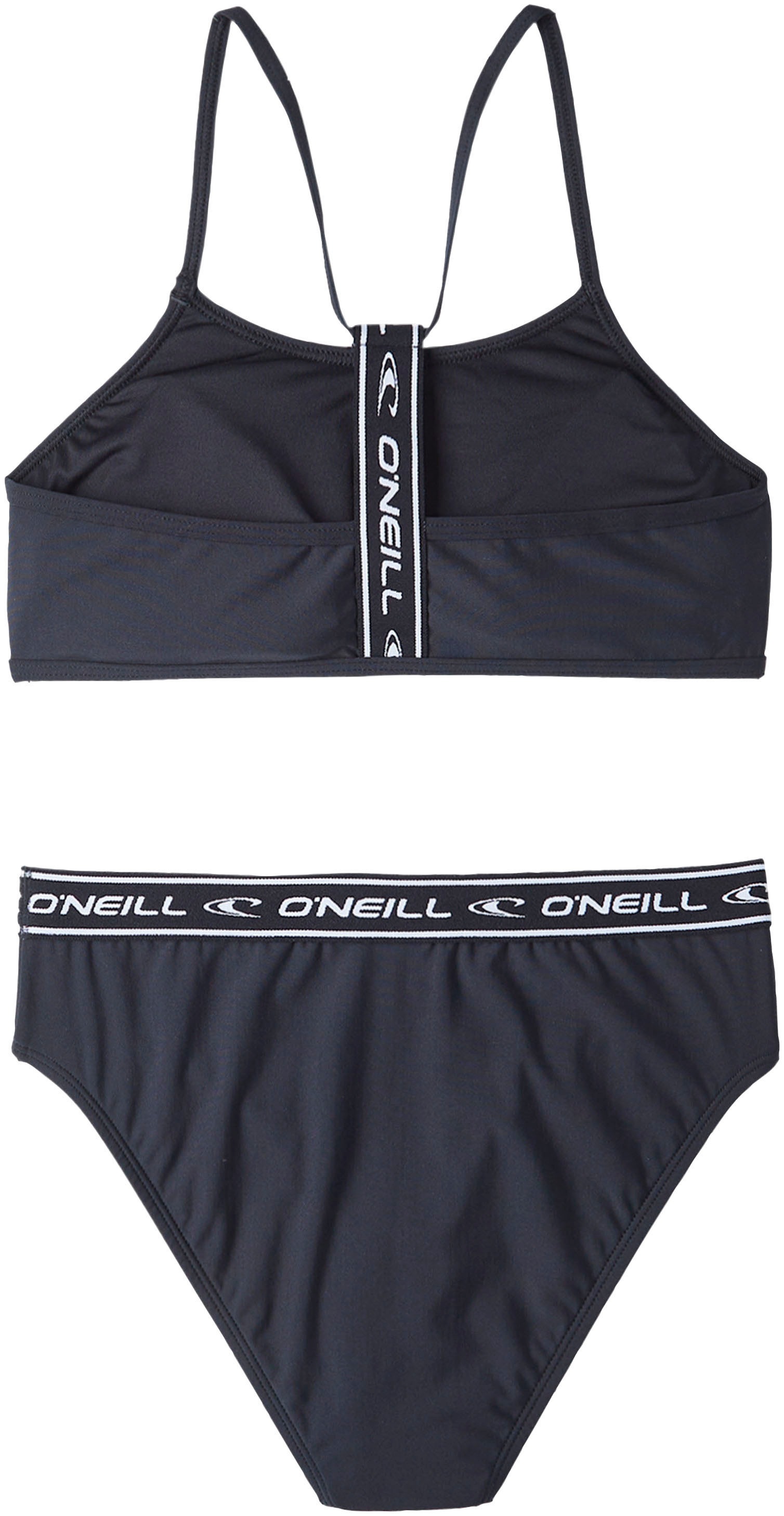 O'Neill Bustier-Bikini »SPORTCLUB ACTIVE BIKINI«, (Set, 2 St.), mit elastischem Bund und Logoschriftzug
