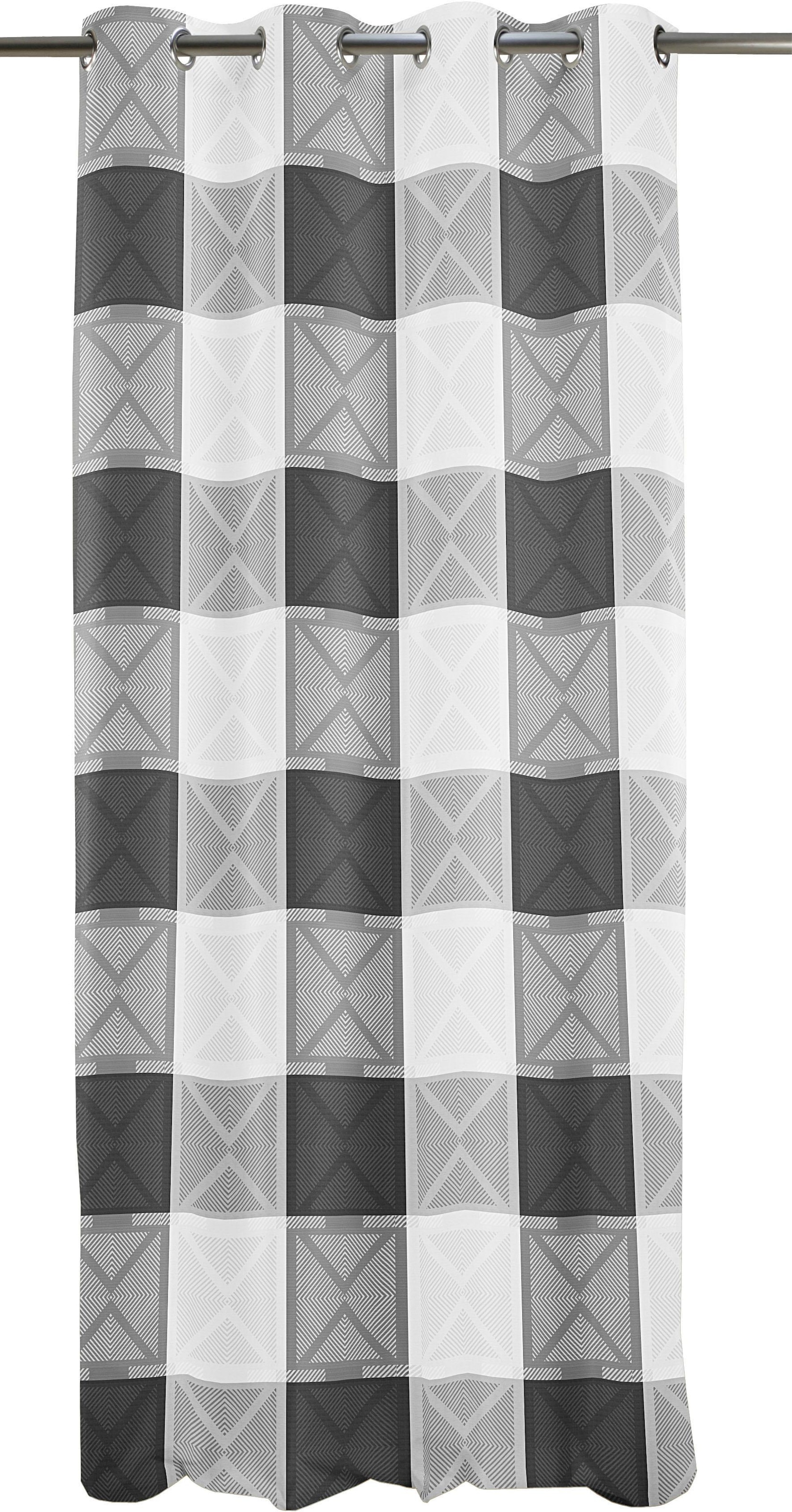 Image of APELT Vorhang "VERONA" Ösen 1 Stk. tlg. HxB: 245x140, Verona, Ösenschal mit Metallösen