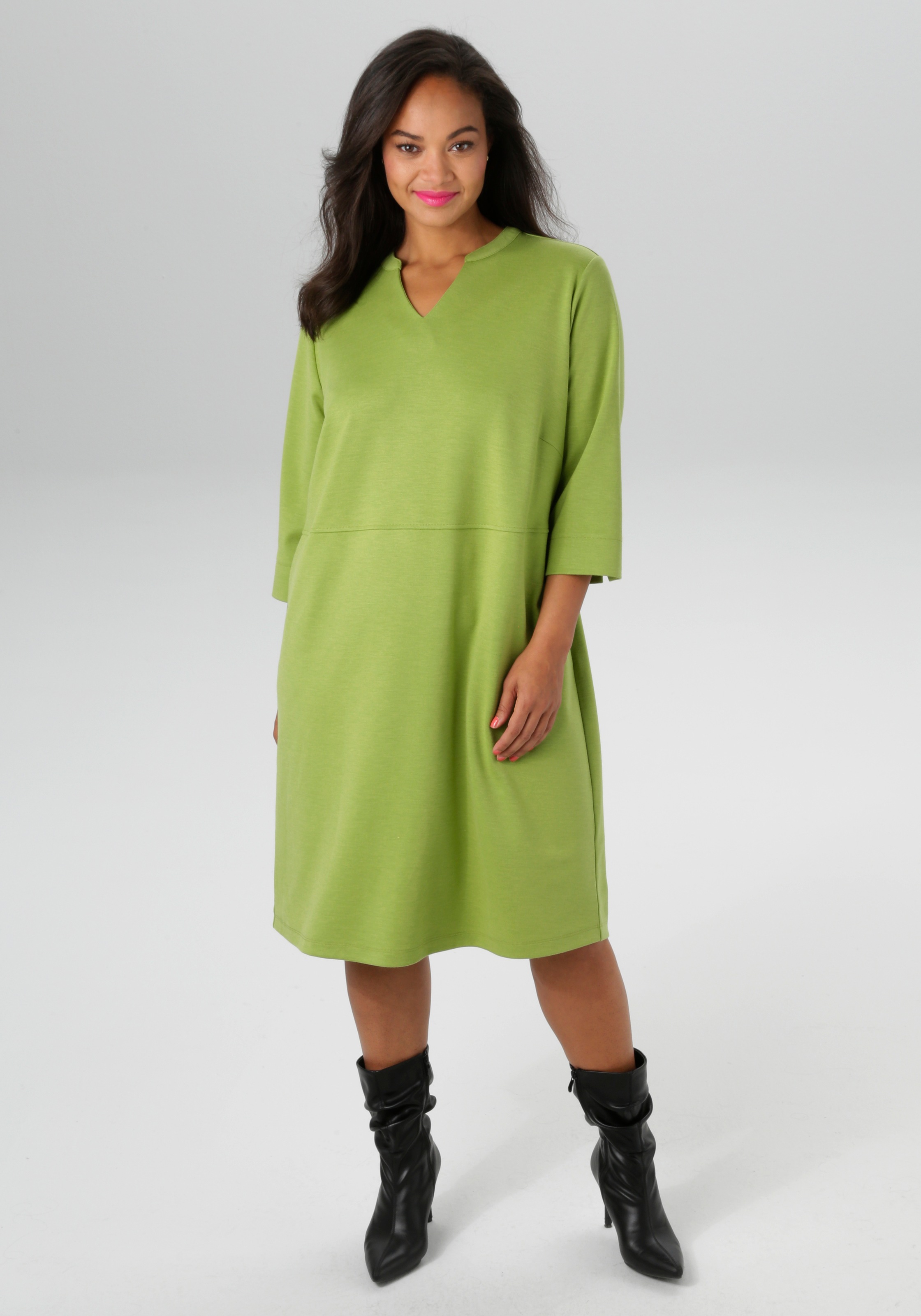 Image of Aniston PLUS Jerseykleid Eingrifftaschen mit praktische Eingrifftaschen
