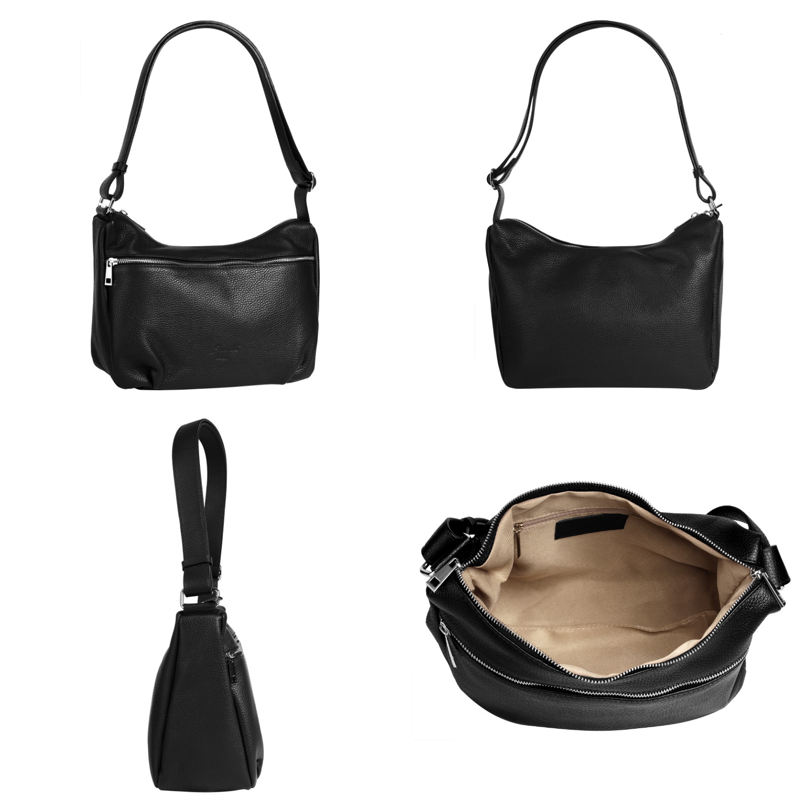 Samantha Look Shopper, echt Leder, Made in Italy