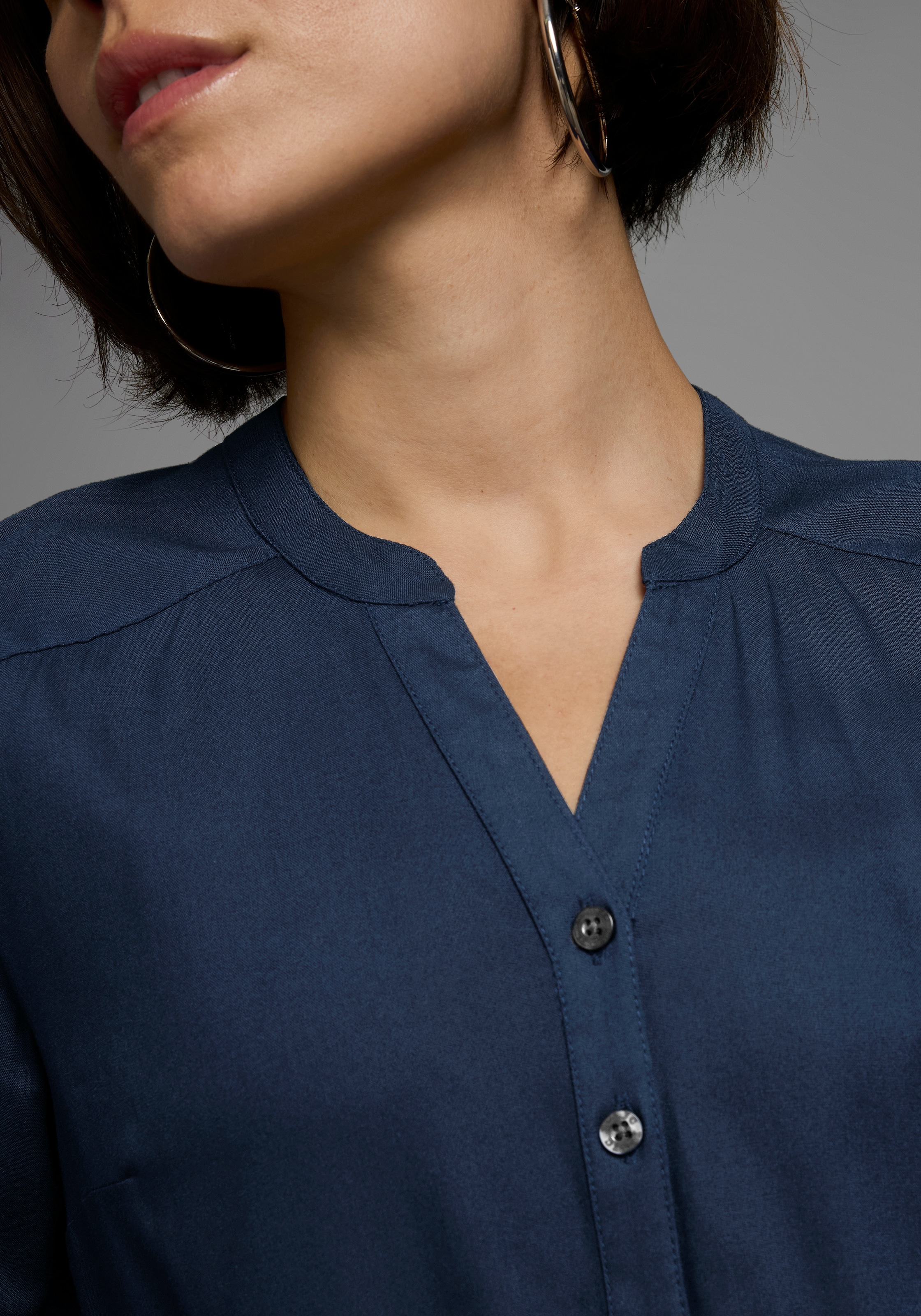 AJC Hemdbluse, aus weich fliessender Viskose