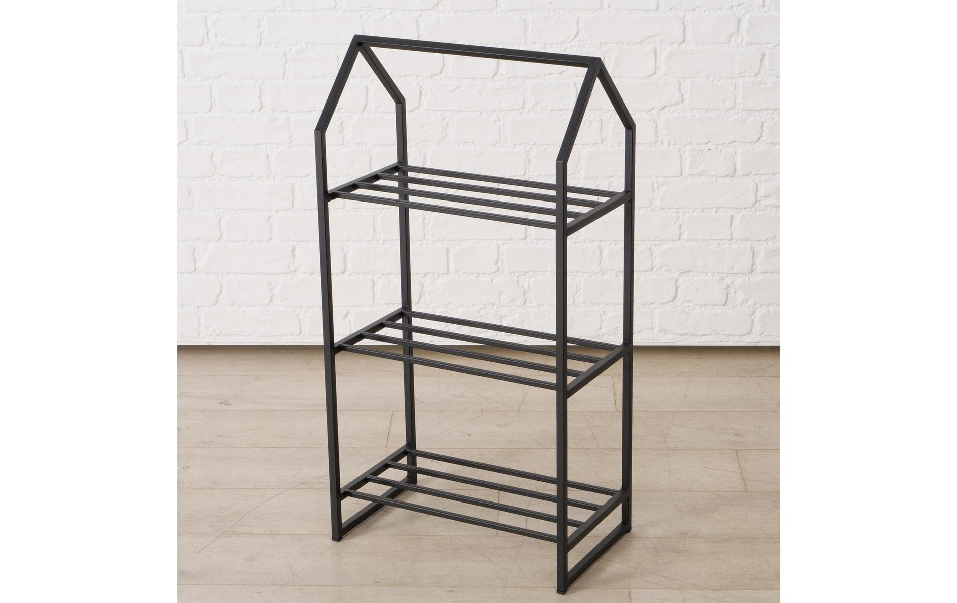 BOLTZE Regal »Plock 28 cm x 87 cm, Schwarz«