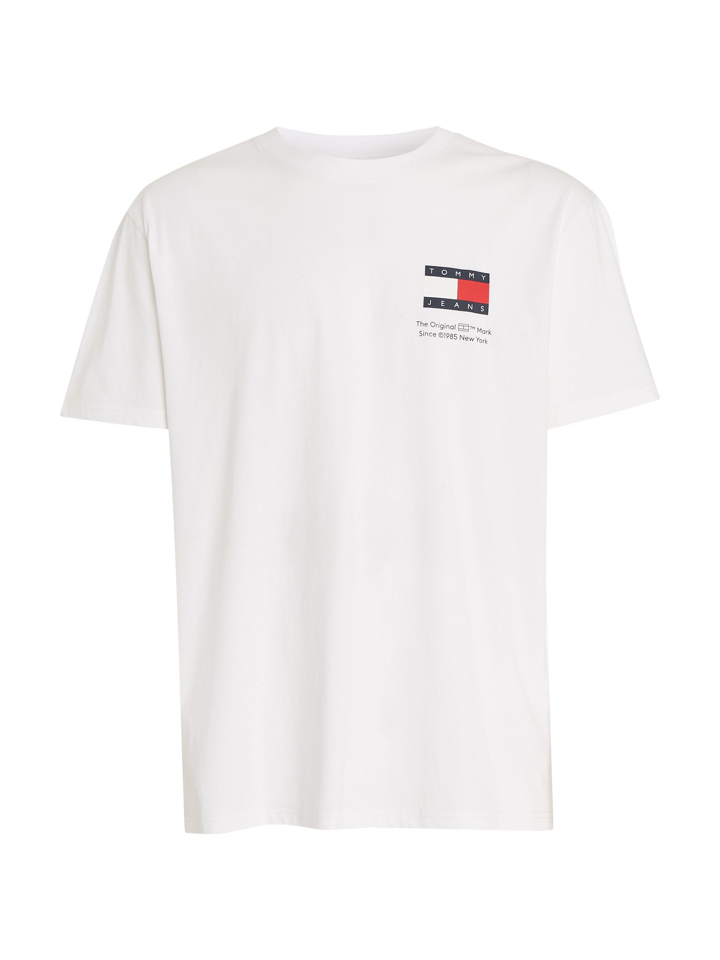 Tommy Jeans T-Shirt »TJM SLIM 2PACK S/S FLAG DNA TEE«, (Packung, 2er), mit grossem Logodruck auf der Brust