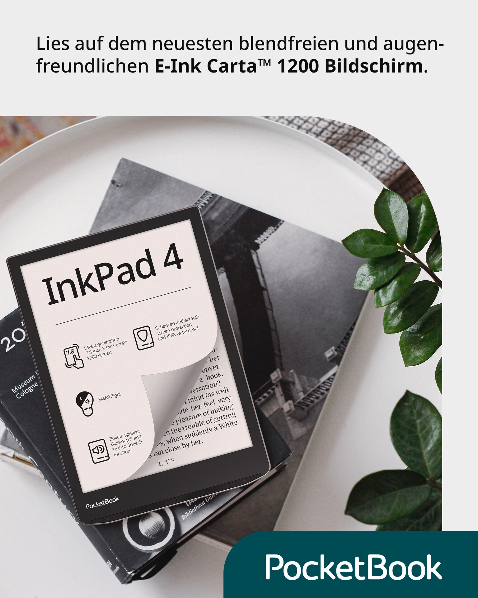 PocketBook E-Book »InkPad 4«, (19,8 cm / 7,8 Zoll),)
