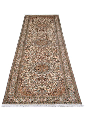 Seidenteppich »Seiden - Kaschmir Seide - 316 x 81 cm - beige«, rechteckig