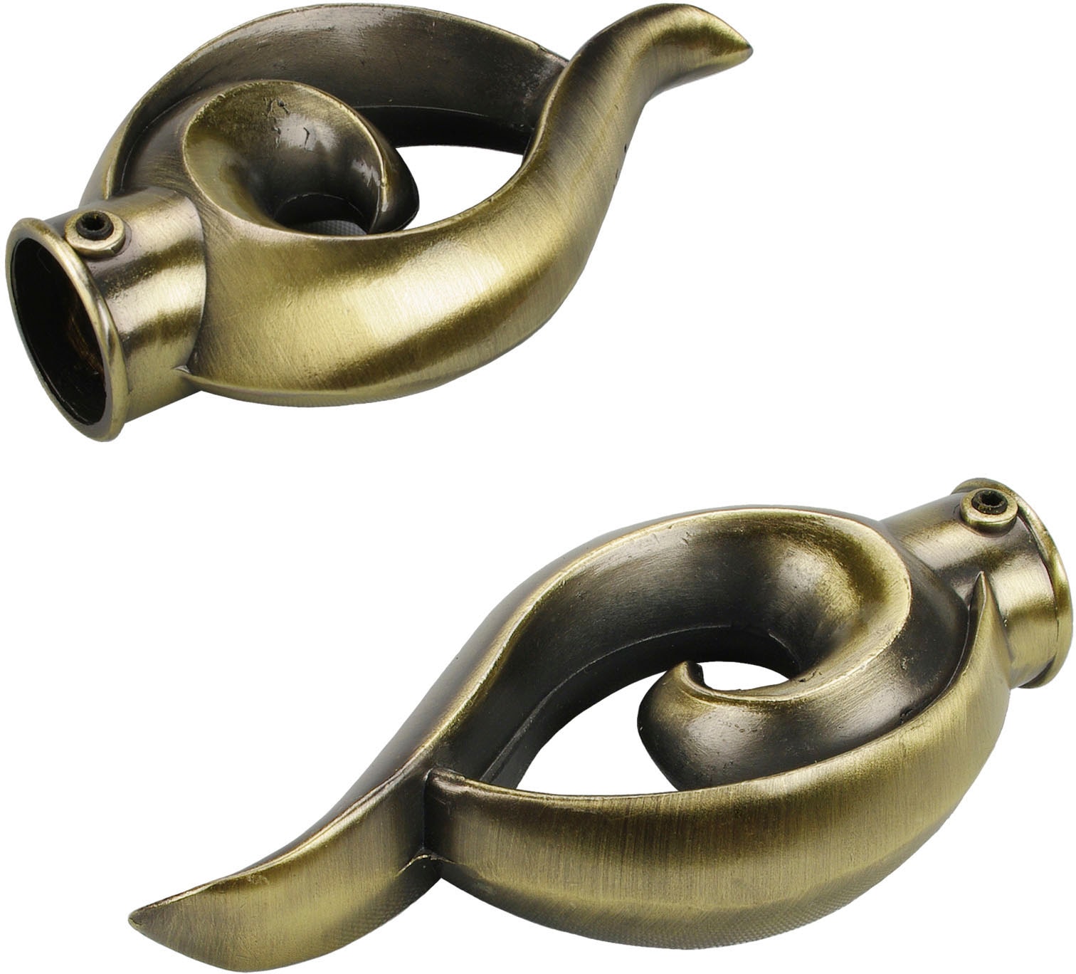 Liedeco Tringle à rideaux »Stilgarnitur 20 mm Blues Bessie« Ø 20 mm 1 läufig-läufig Fixmass Gardinenstange Komplett