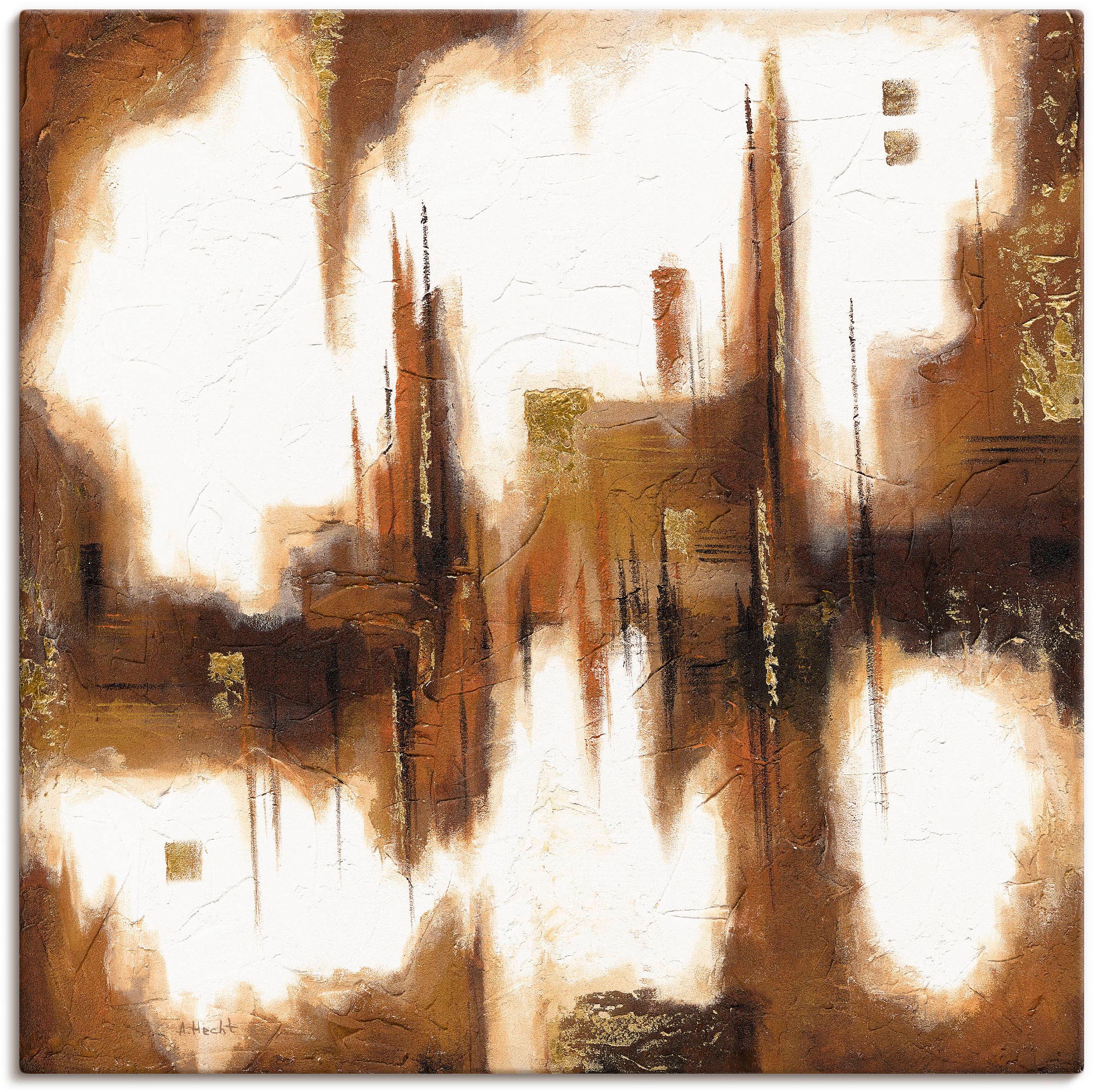 Image of Artland Wandbild »Umkreisendes Licht I«, Gegenstandslos, (1 St.), in vielen Grössen & Produktarten - Alubild / Outdoorbild für den Aussenbereich, Leinwandbild, Poster, Wandaufkleber / Wandtattoo auch für Badezimmer geeignet bei Ackermann Versand Schweiz