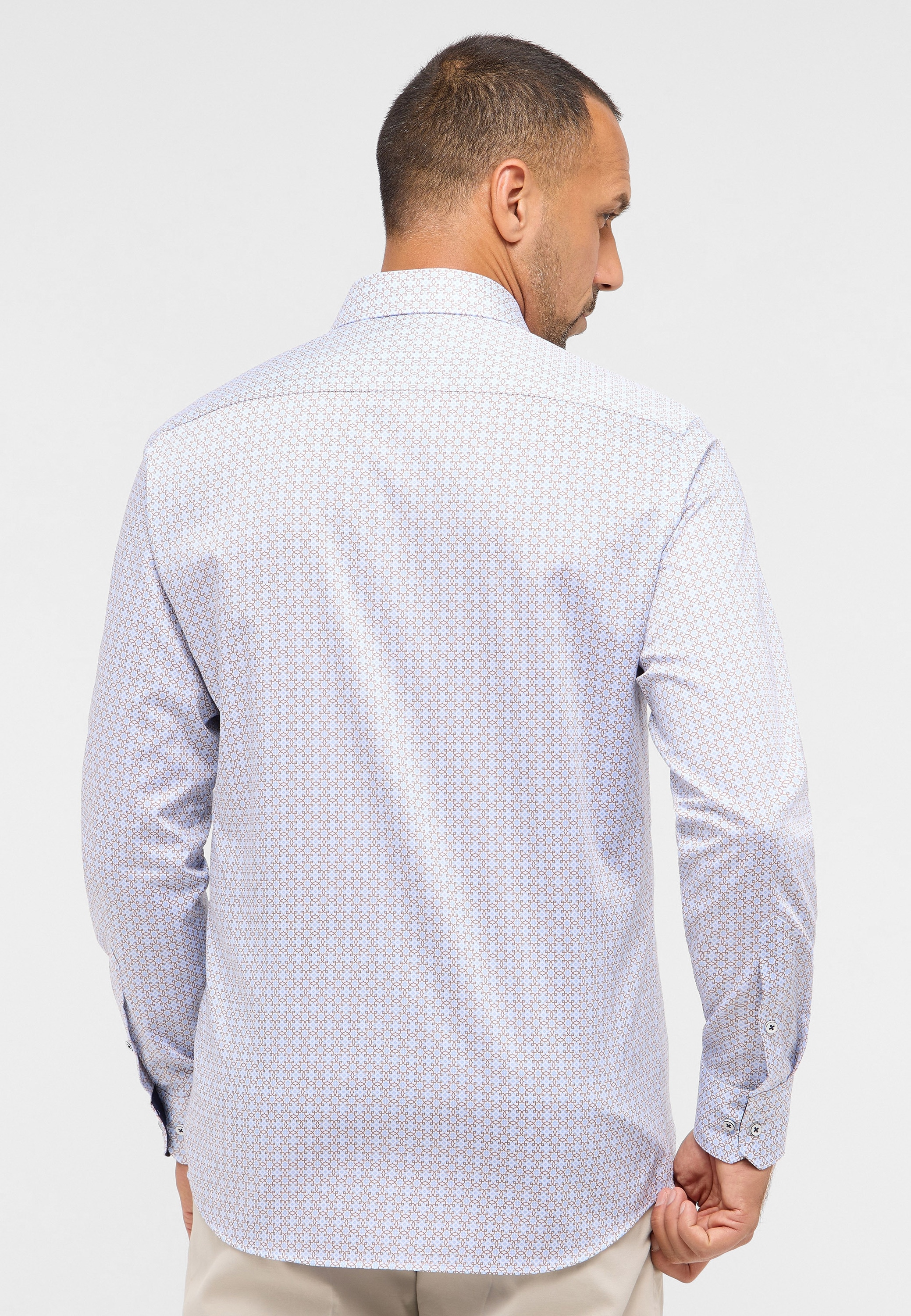 Eterna Langarmhemd »MODERN FIT«, NON IRON (bügelfrei)