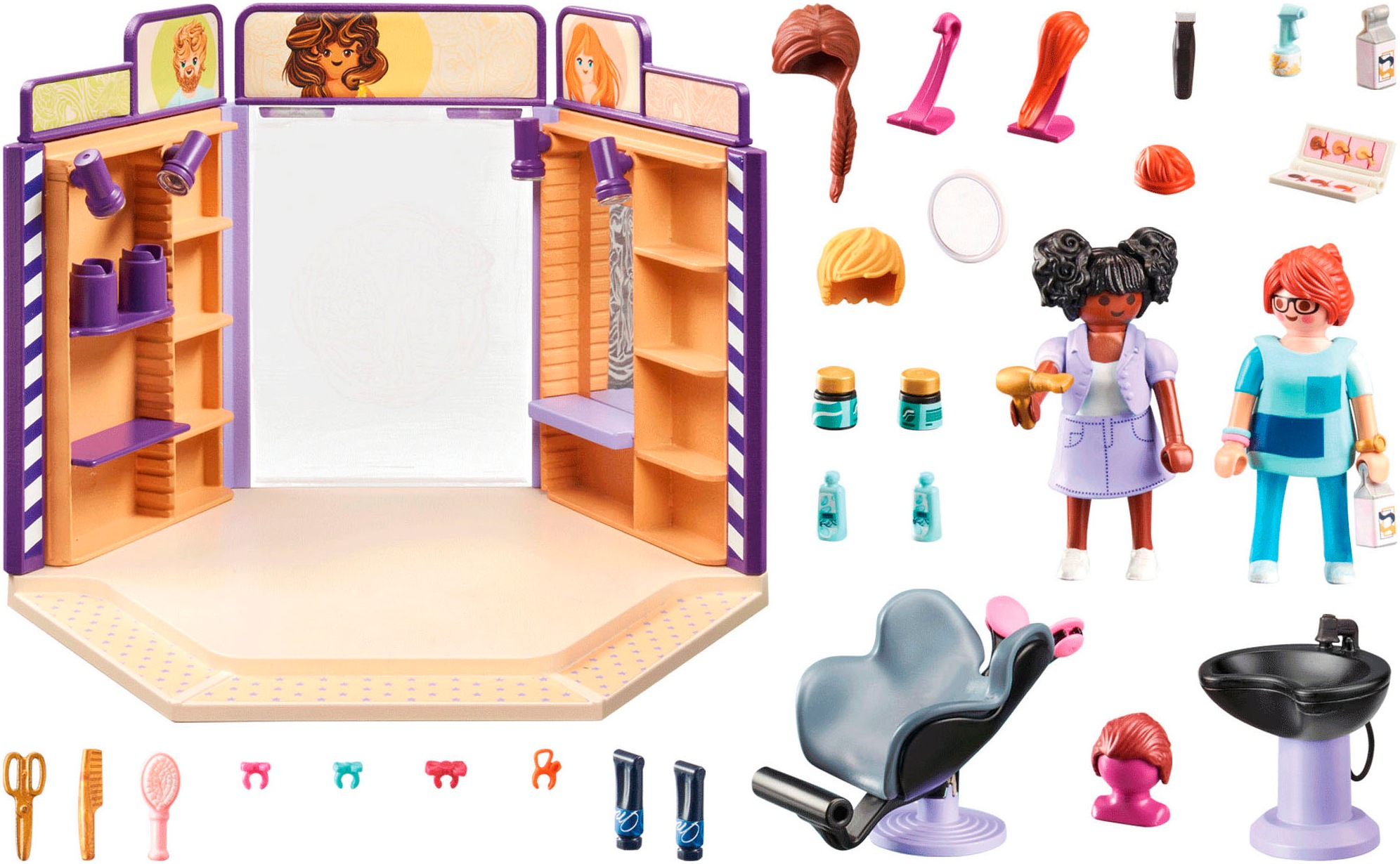 Playmobil® Jeu de construction »Friseursalon (71535), My Life« Made in Europe
