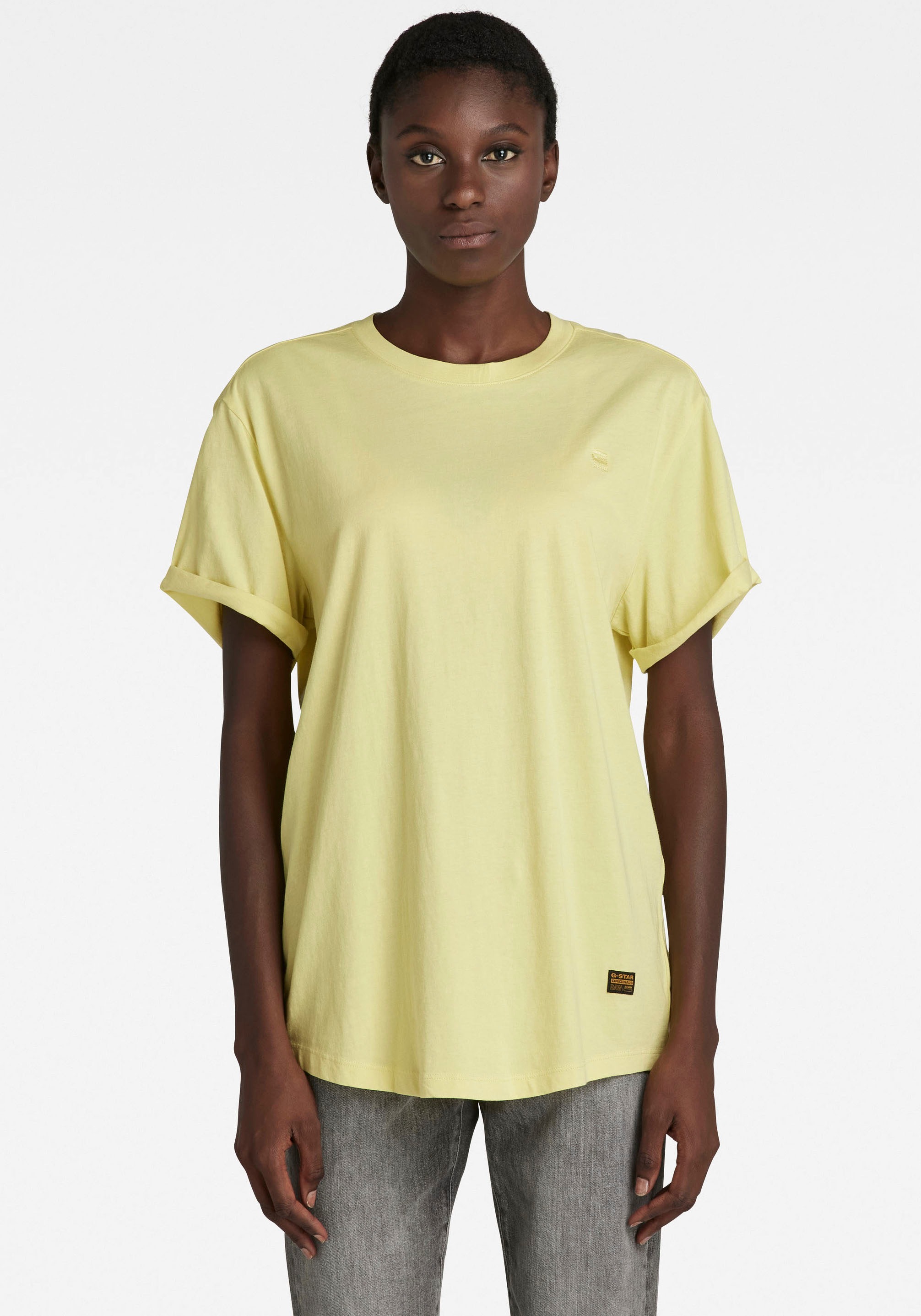 Image of G-Star RAW T-Shirt »Lash fem loose r t«, mit Umschalg an den Ärmeln bei Ackermann Versand Schweiz