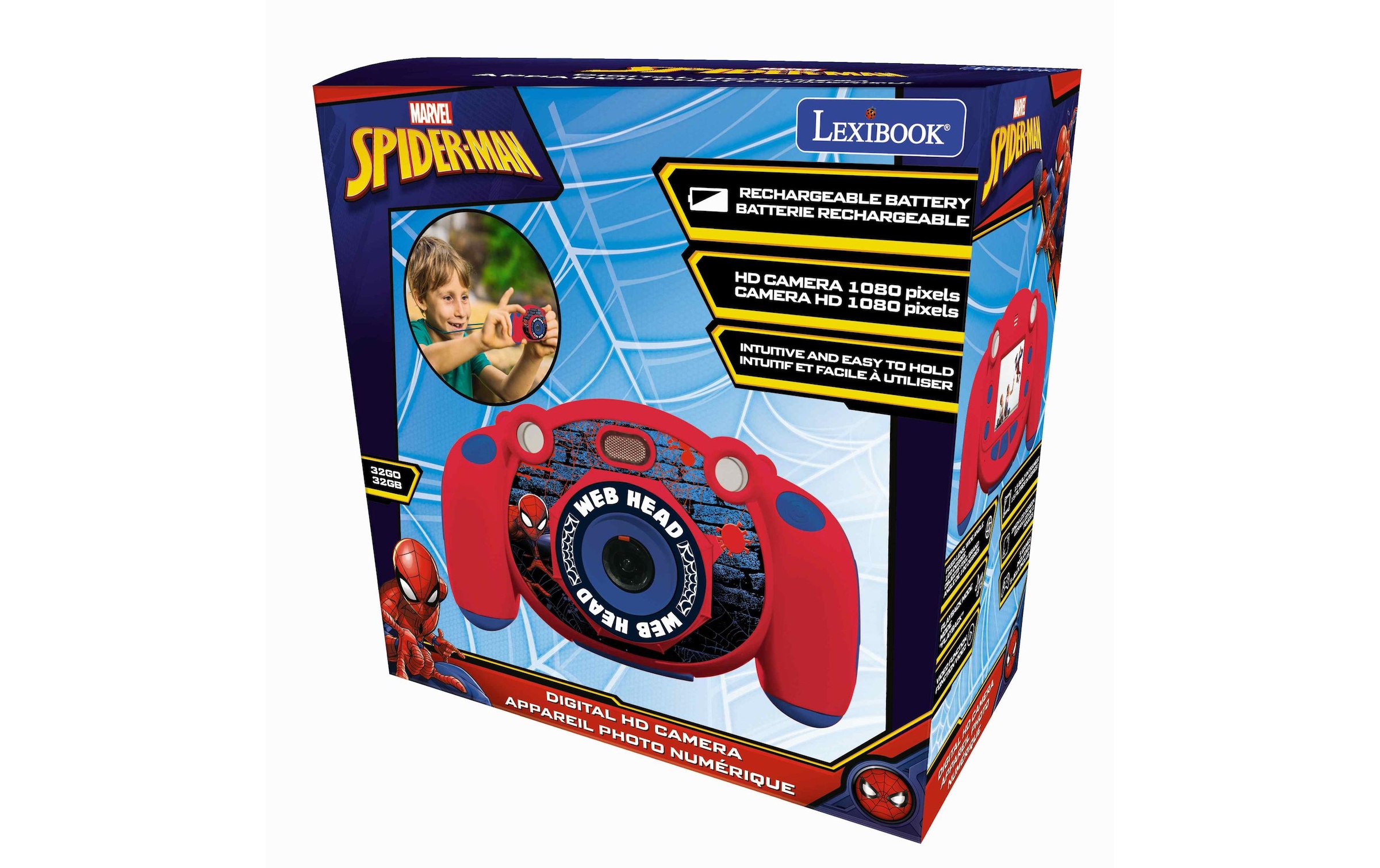 Lexibook® Kinderkamera »Spider-Man Blau/Rot«