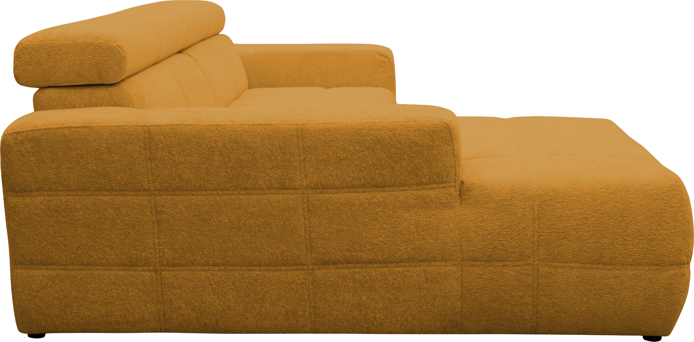 GOODproduct Ecksofa »Ballerup 211 x 175 cm, auch mit verstellbarer Sitztiefe« Kopfteile verstellbar, aus pflegeleichtem, weichem Bezugsstoff, L-Form
