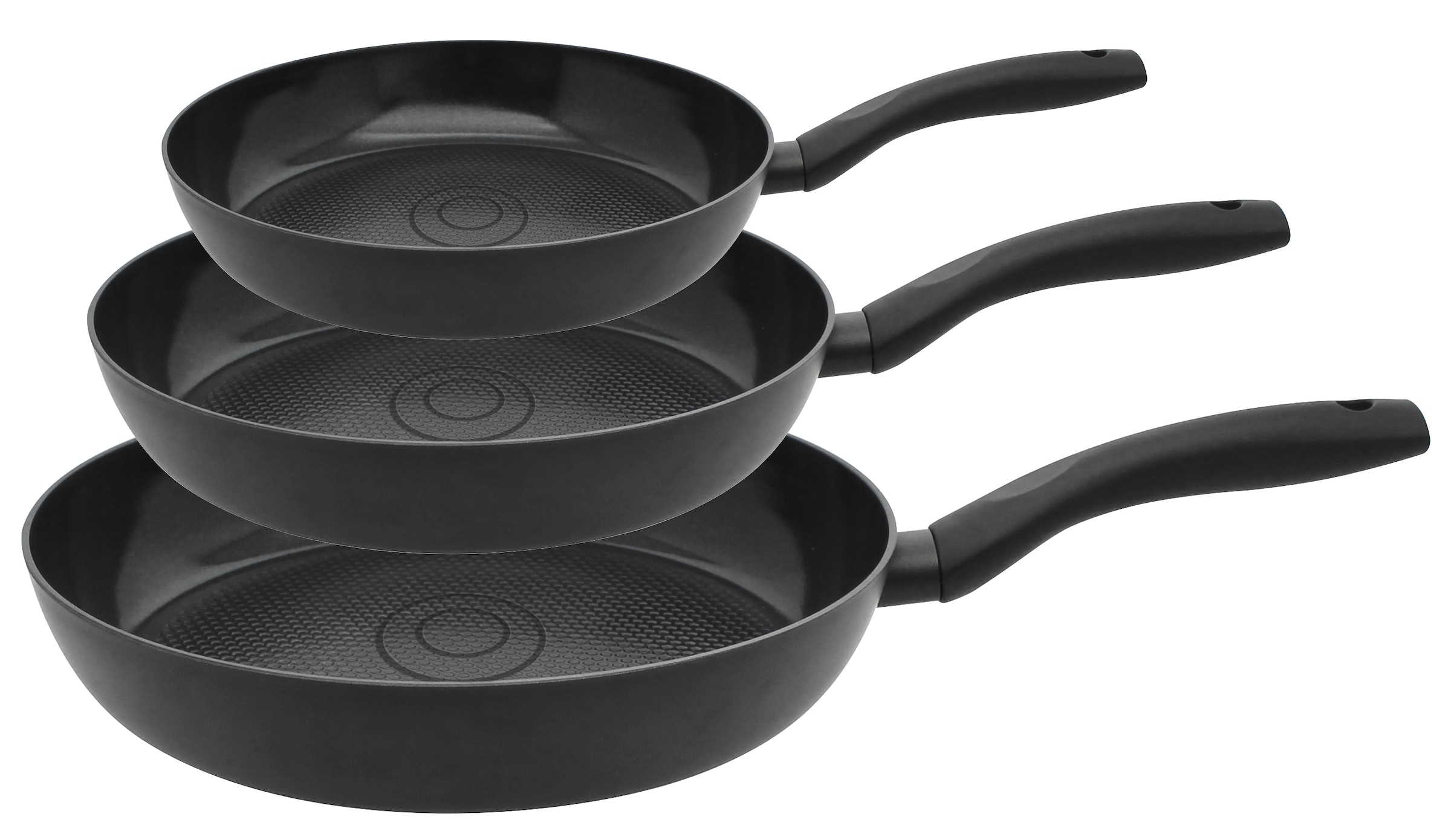 Elo Basic Pfannen-Set »Smart Wellness« Aluminium Set, 3 tlg. Besonders knuspriges Braten