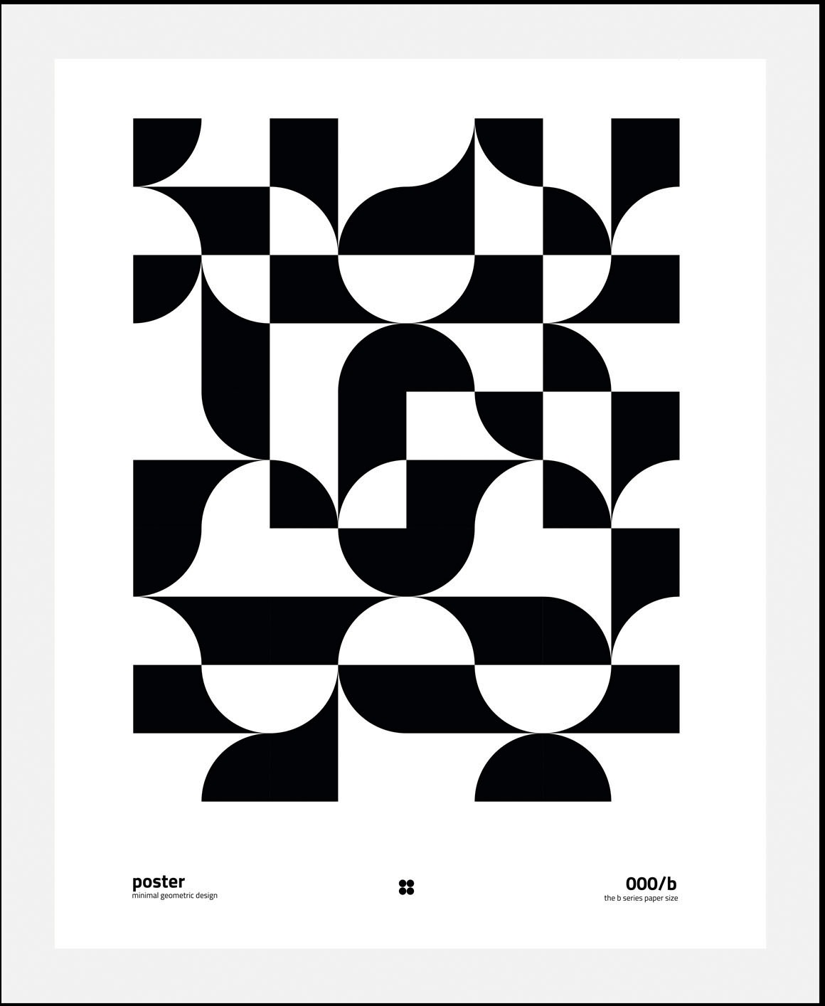 queence Bild »Checkers«, Schriftzüge-Schwarz-Weiss-Abstrakt-Kunst-Art, (1 St.), gerahmt