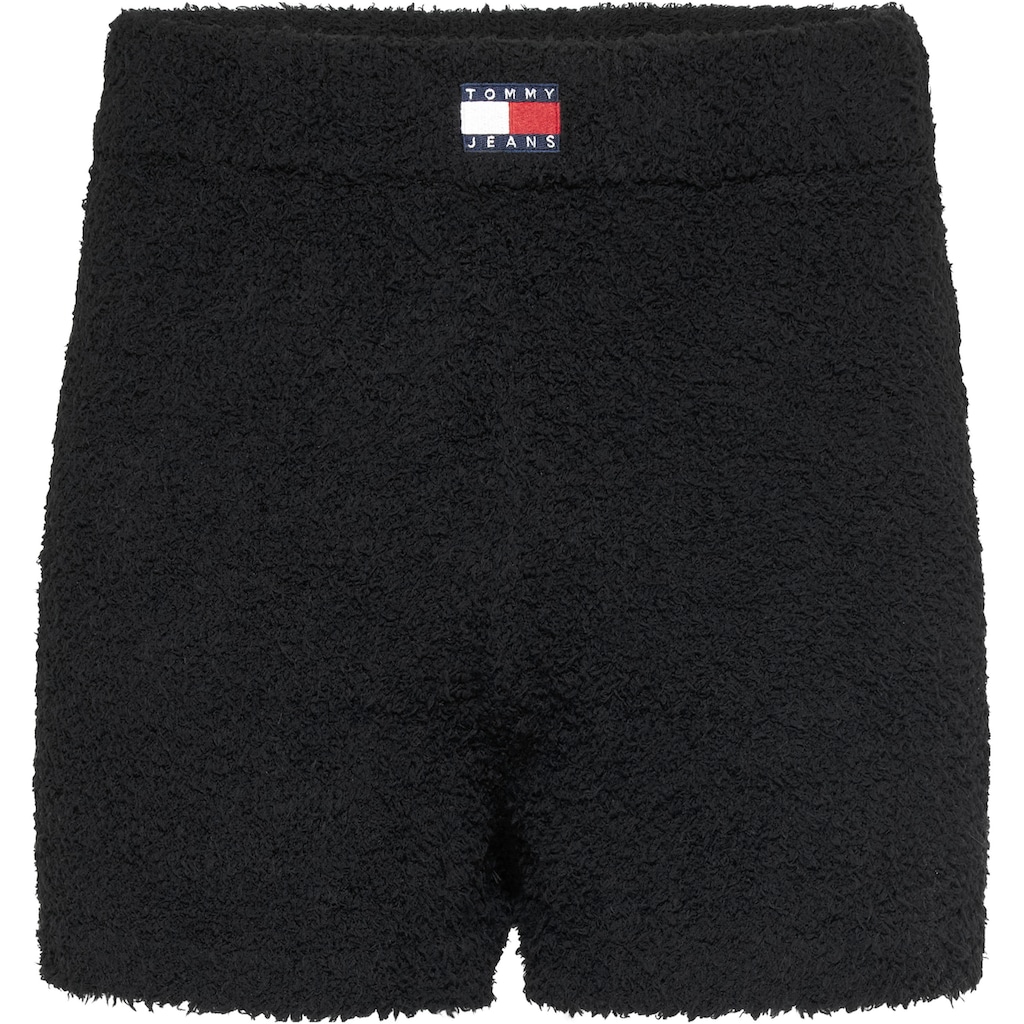 Tommy Jeans Shorts »TJW BADGE KNIT SHORTS«, mit Tommy-Jeans Flagge