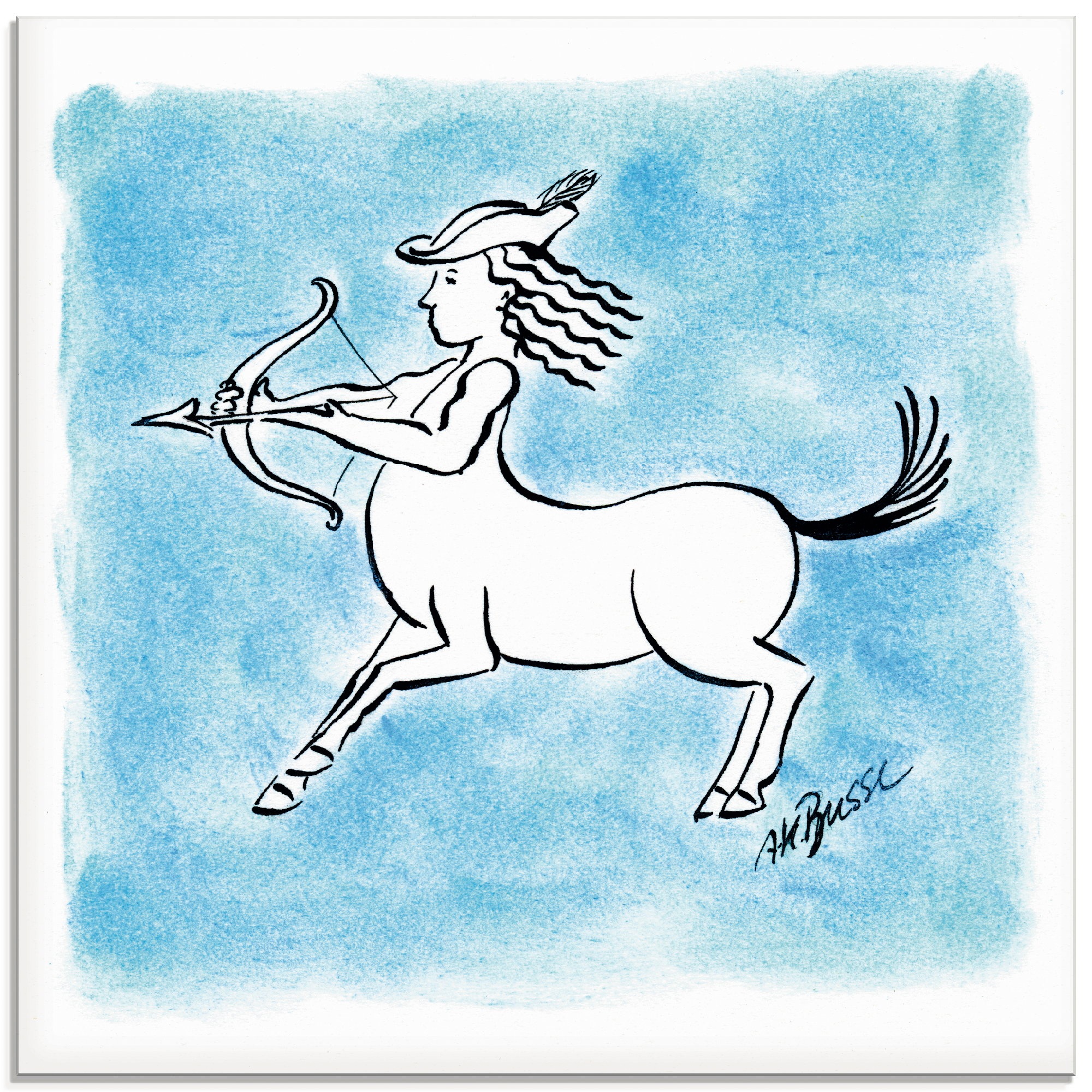 Image of Artland Glasbild »Serie Sternzeichen Schütze«, Sternzeichen, (1 St.) bei Ackermann Versand Schweiz