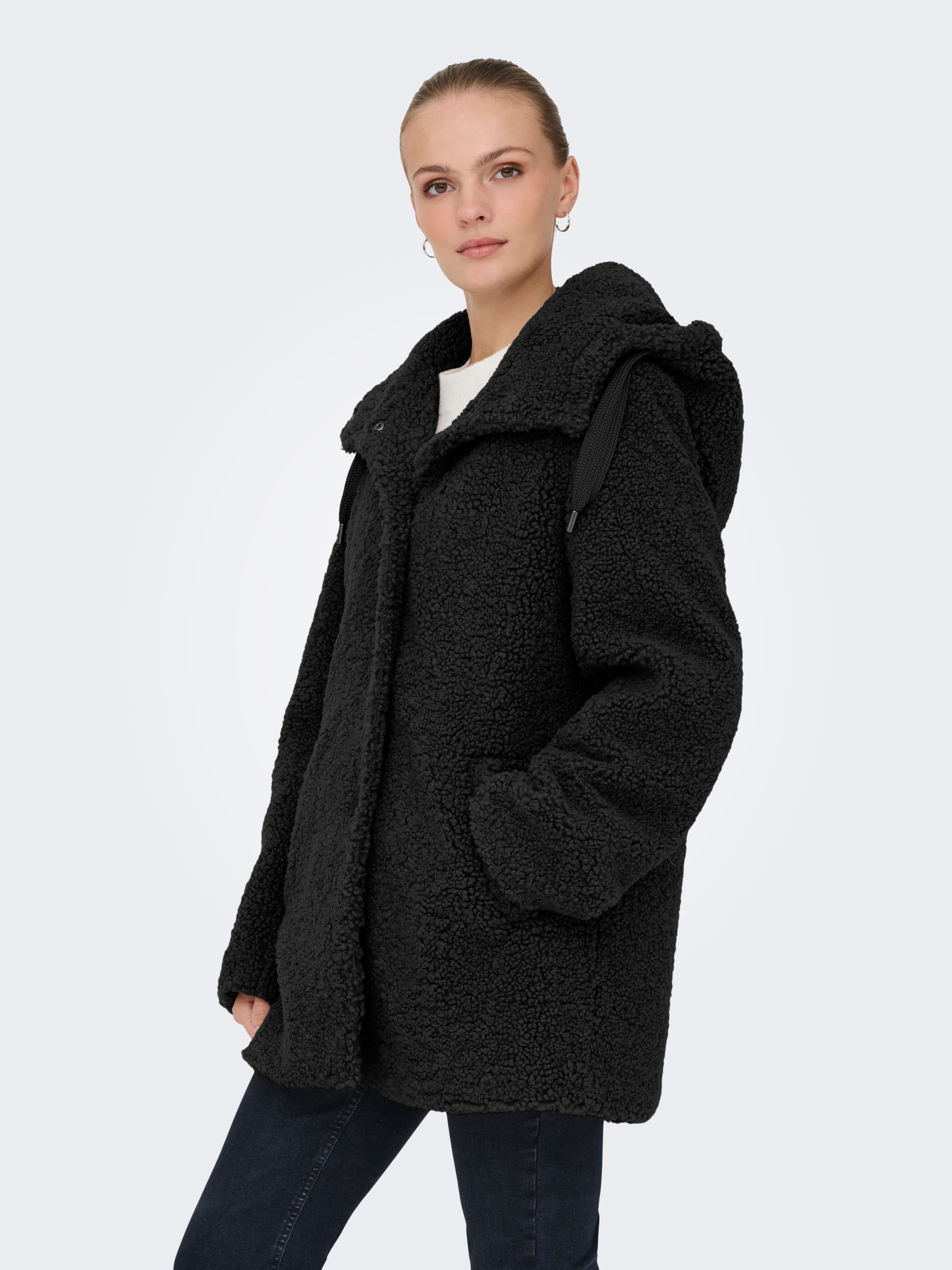 ONLY Manteau court »ONLMINA CURLY TEDDY COAT OTW«