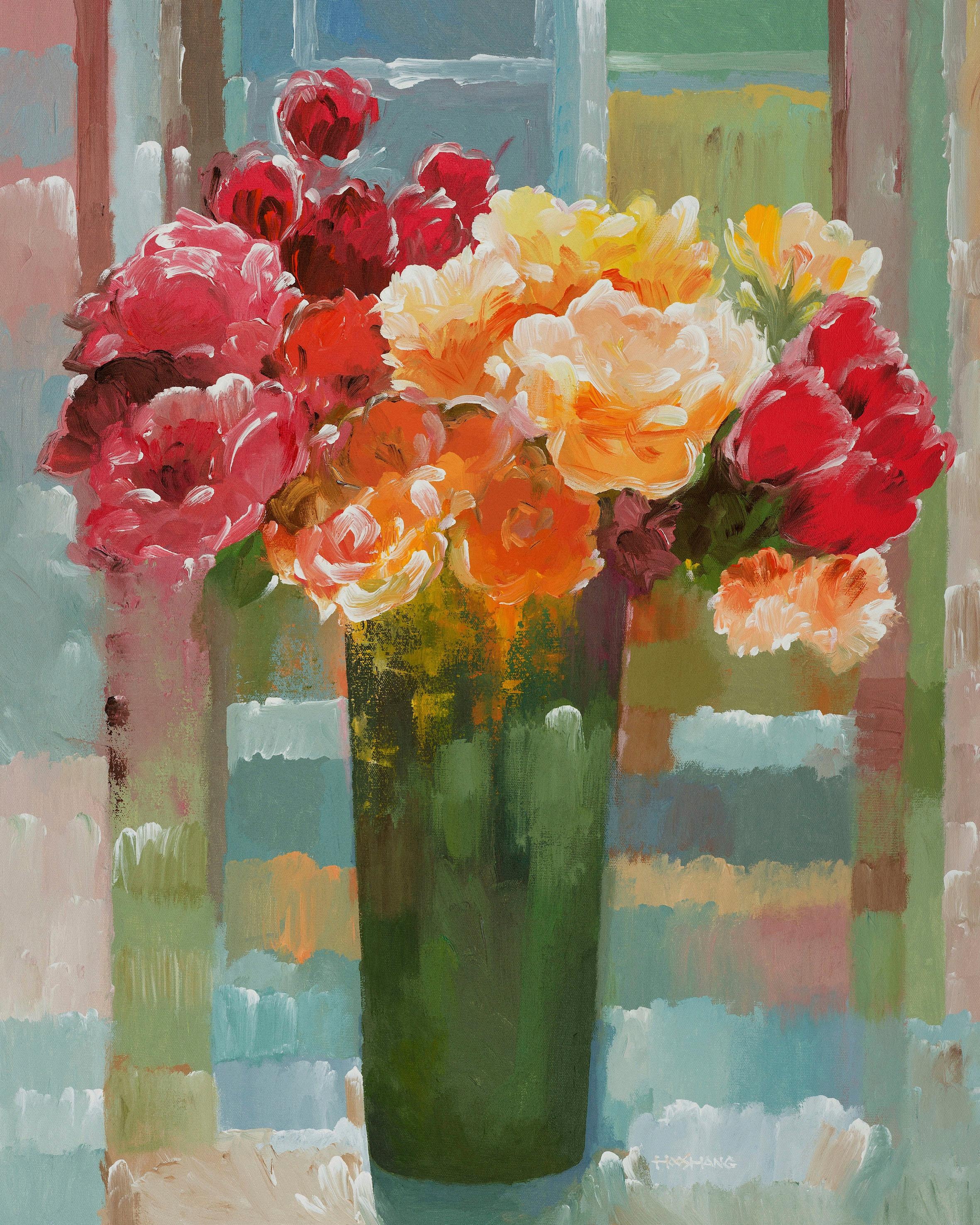 Image of Home affaire Kunstdruck »KHORASANI / Prächtige Blüten«, (auf Leinwand 60/3,5/80 cm) bei Ackermann Versand Schweiz