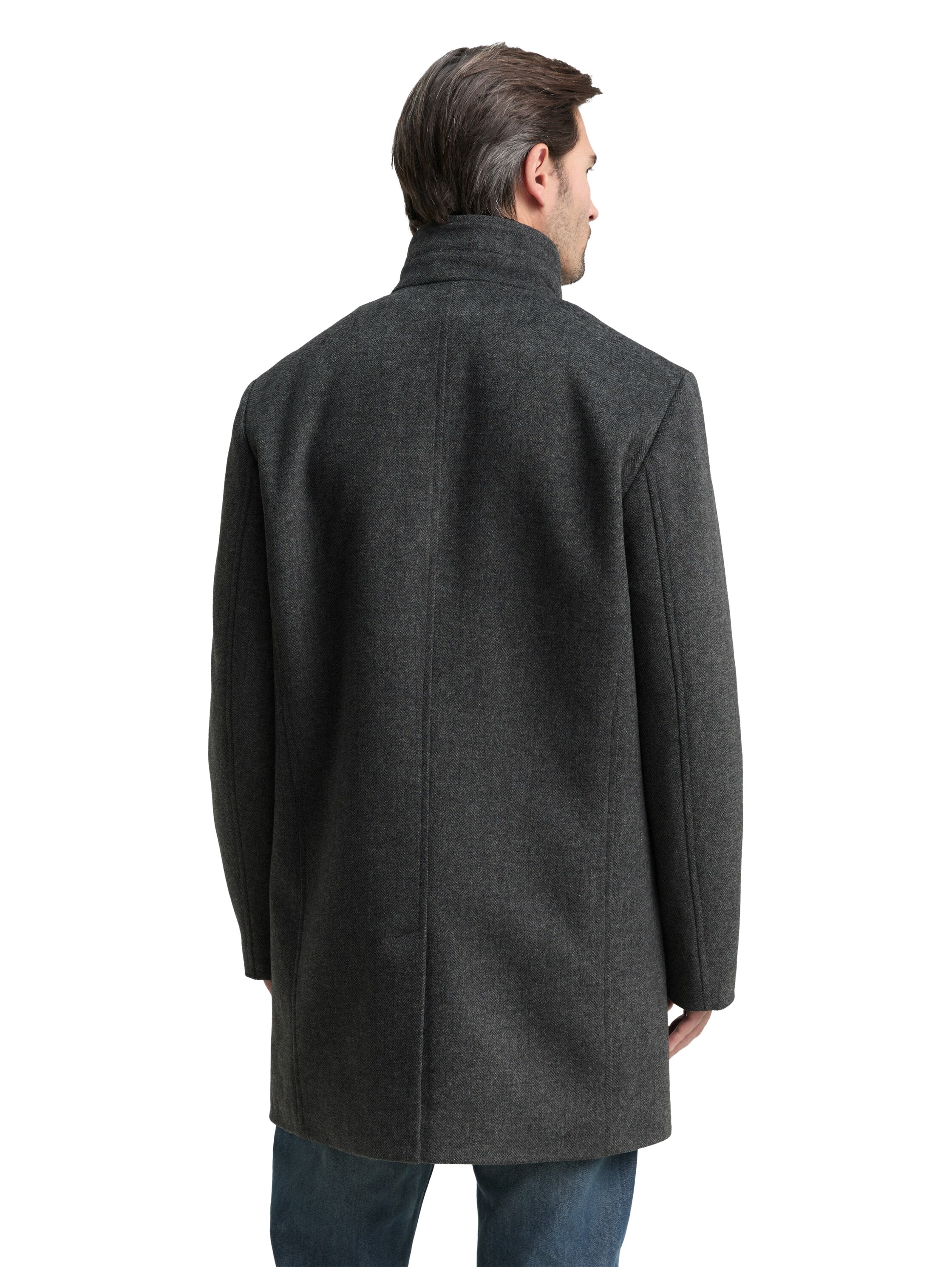TOM TAILOR Wollmantel, mit abnehmbarer Innenjacke