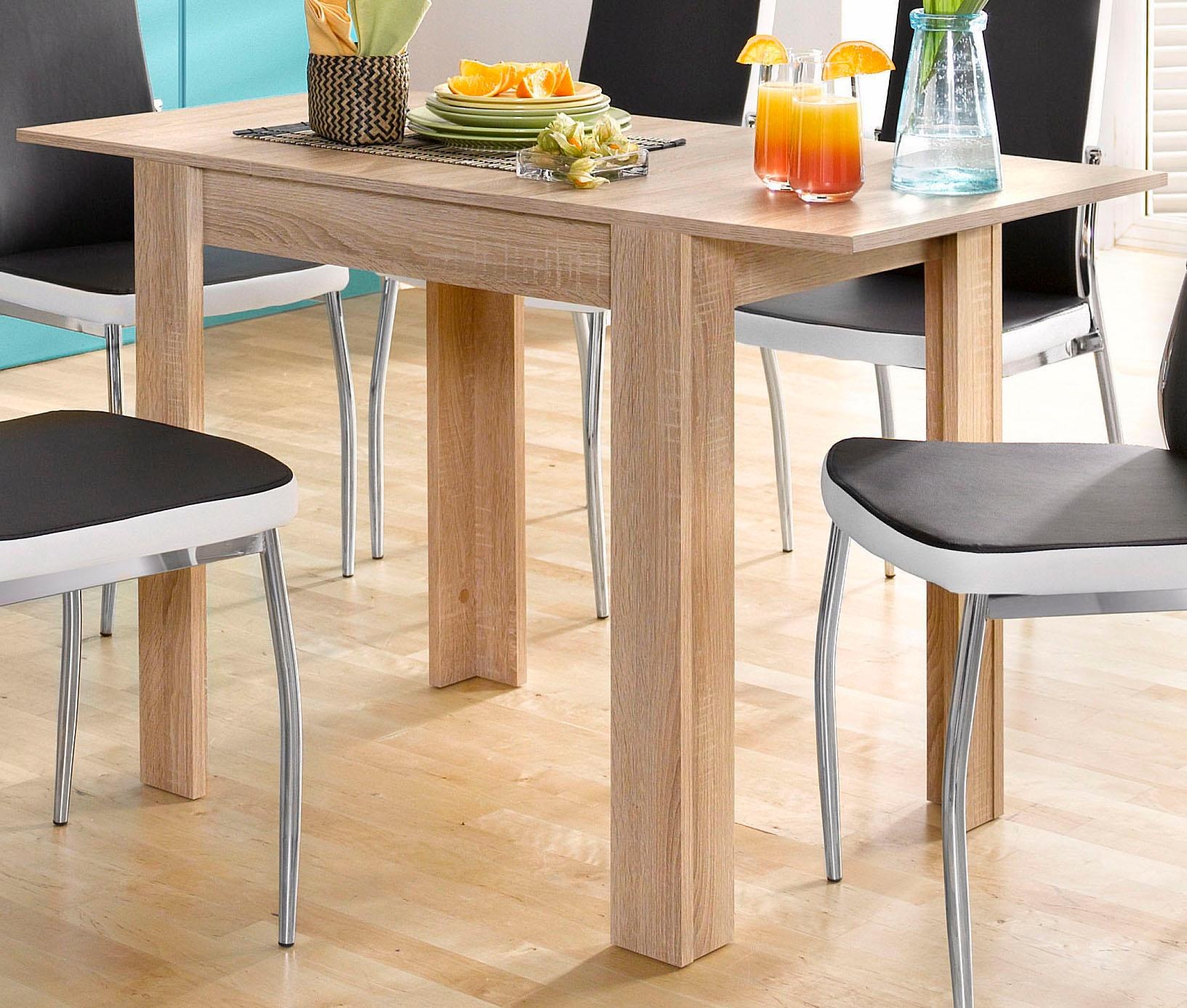 Mäusbacher Esstisch Breite 80/110/120 cm mit Auszug