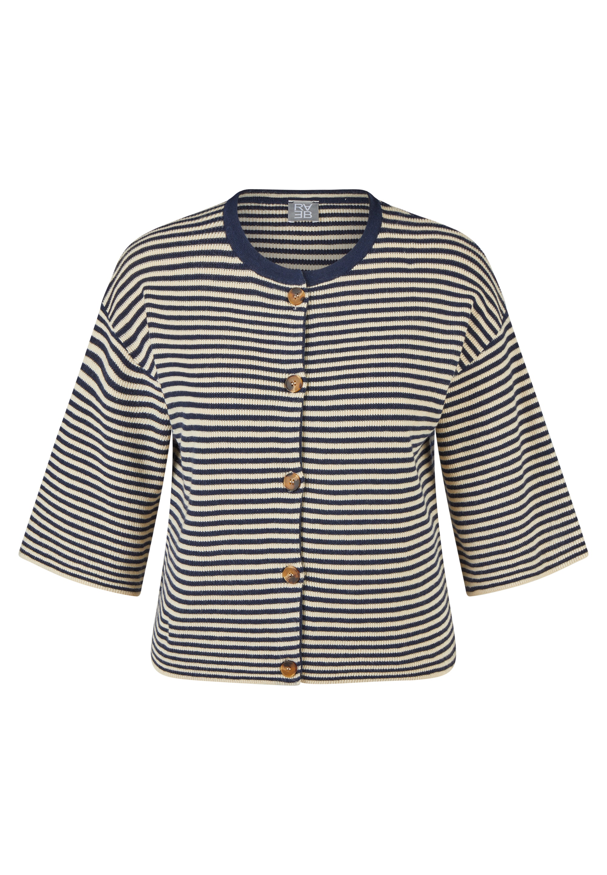 Rabe Cardigan au design rayé et avec fermeture à boutons