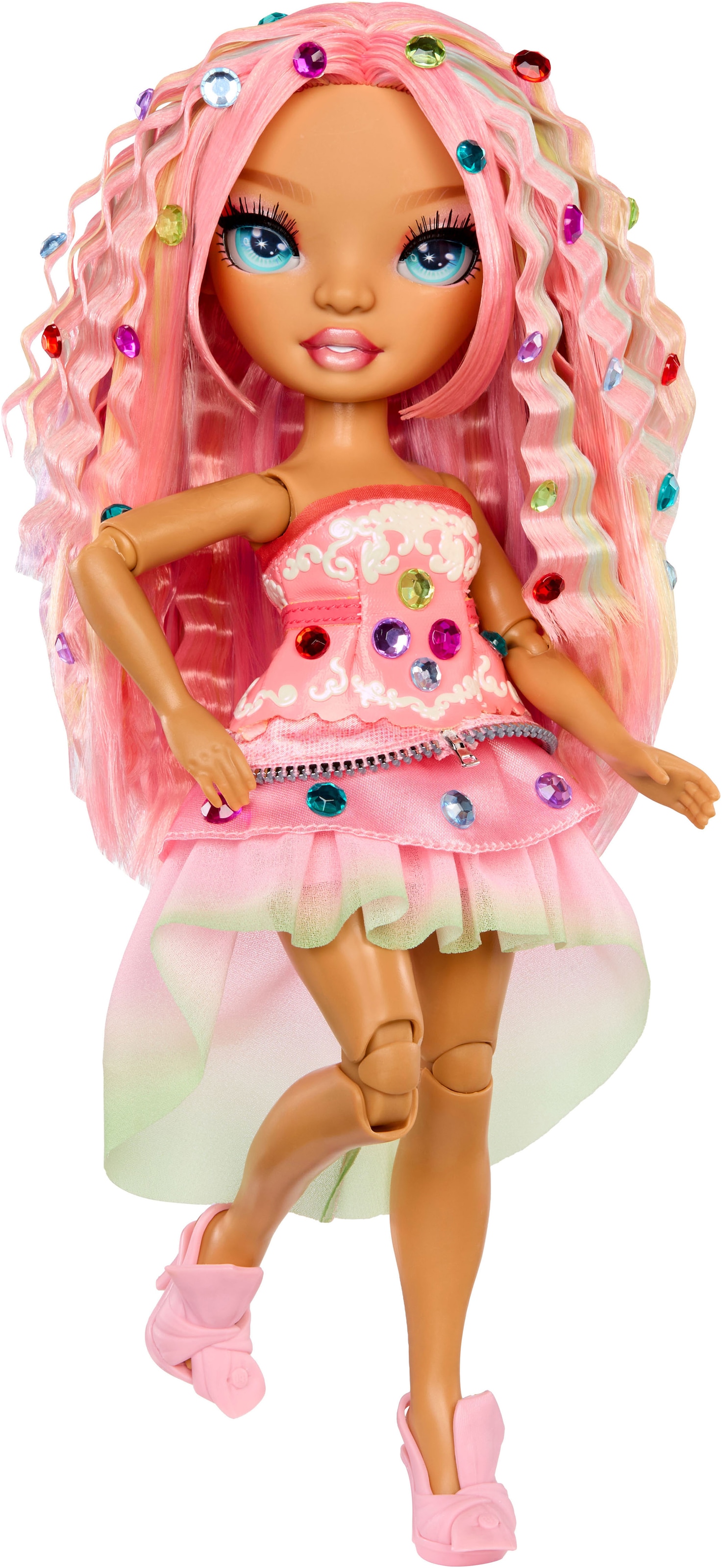 RAINBOW HIGH Anziehpuppe »Rainbow High Be Dazzling Fashion Dolls- Adeline Rose«
