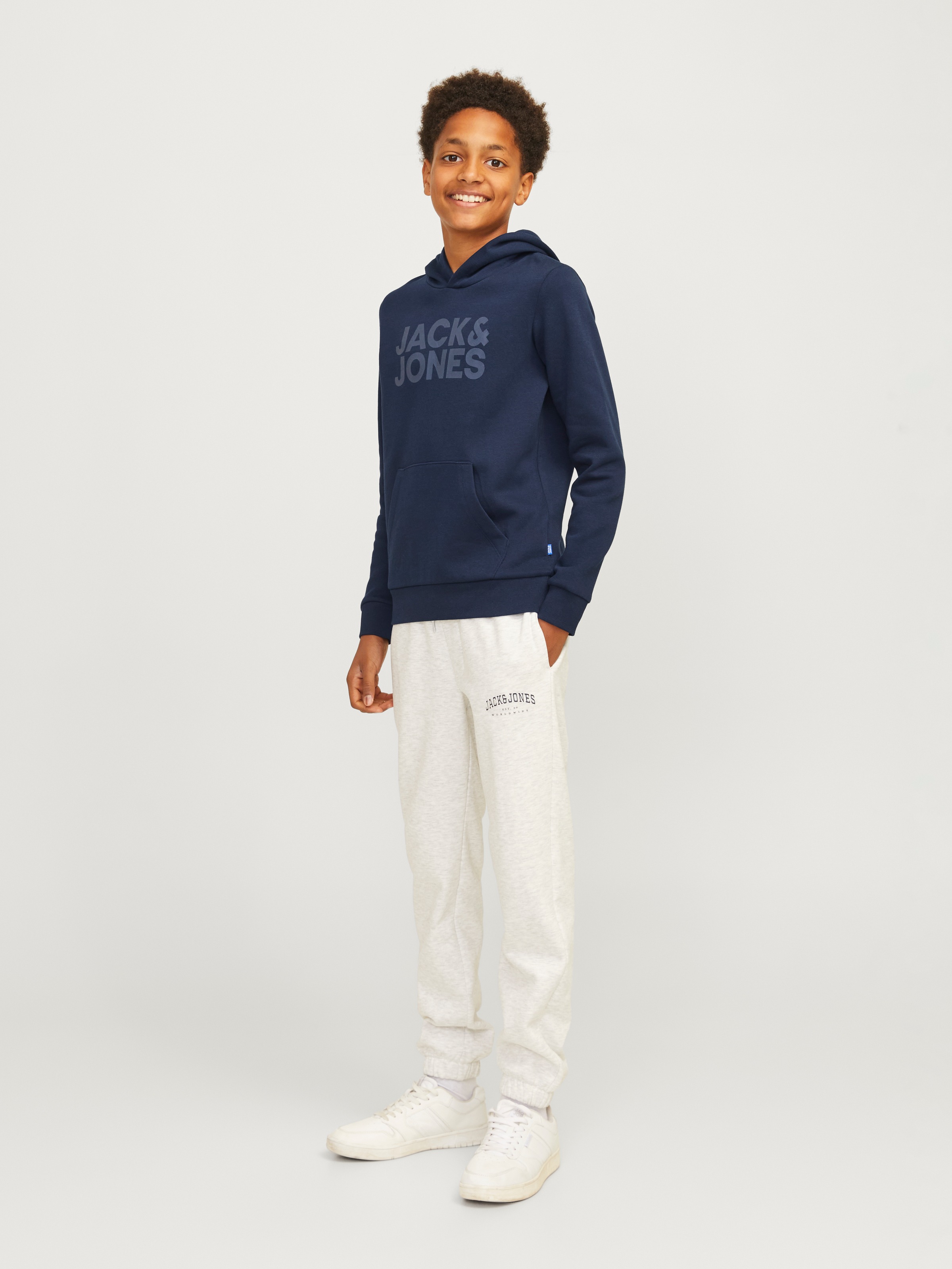 Jack & Jones Junior Kapuzensweatshirt »JJECORP LOGO SWEAT HOOD«