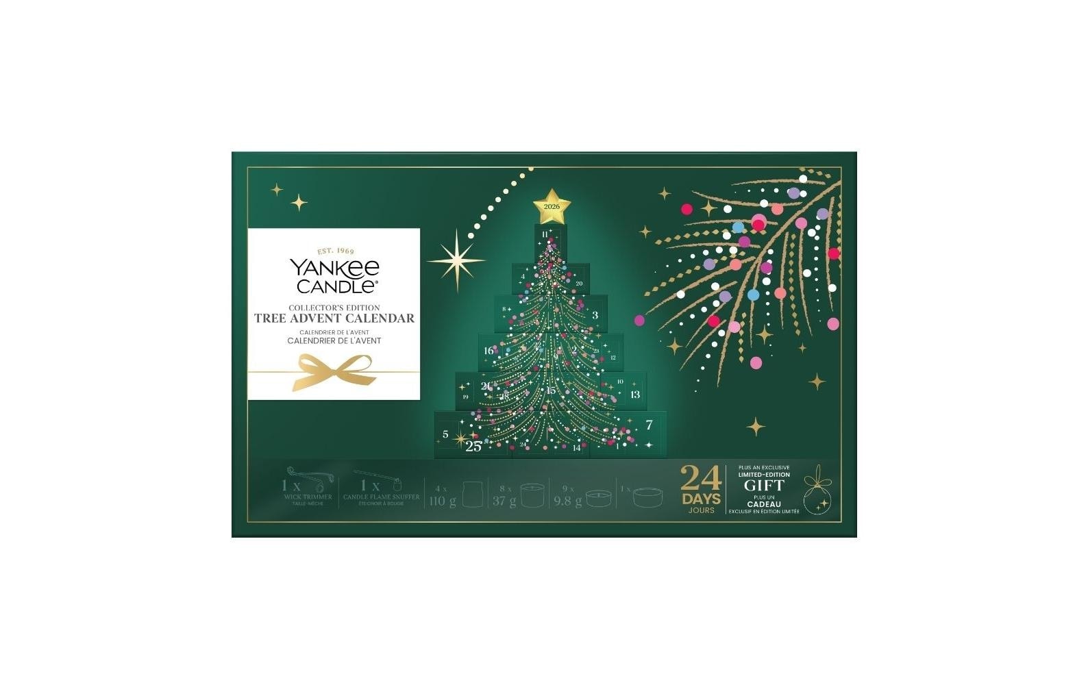 Yankee Candle Calendrier de l'Avent »Adventskalender Christmas Moments«