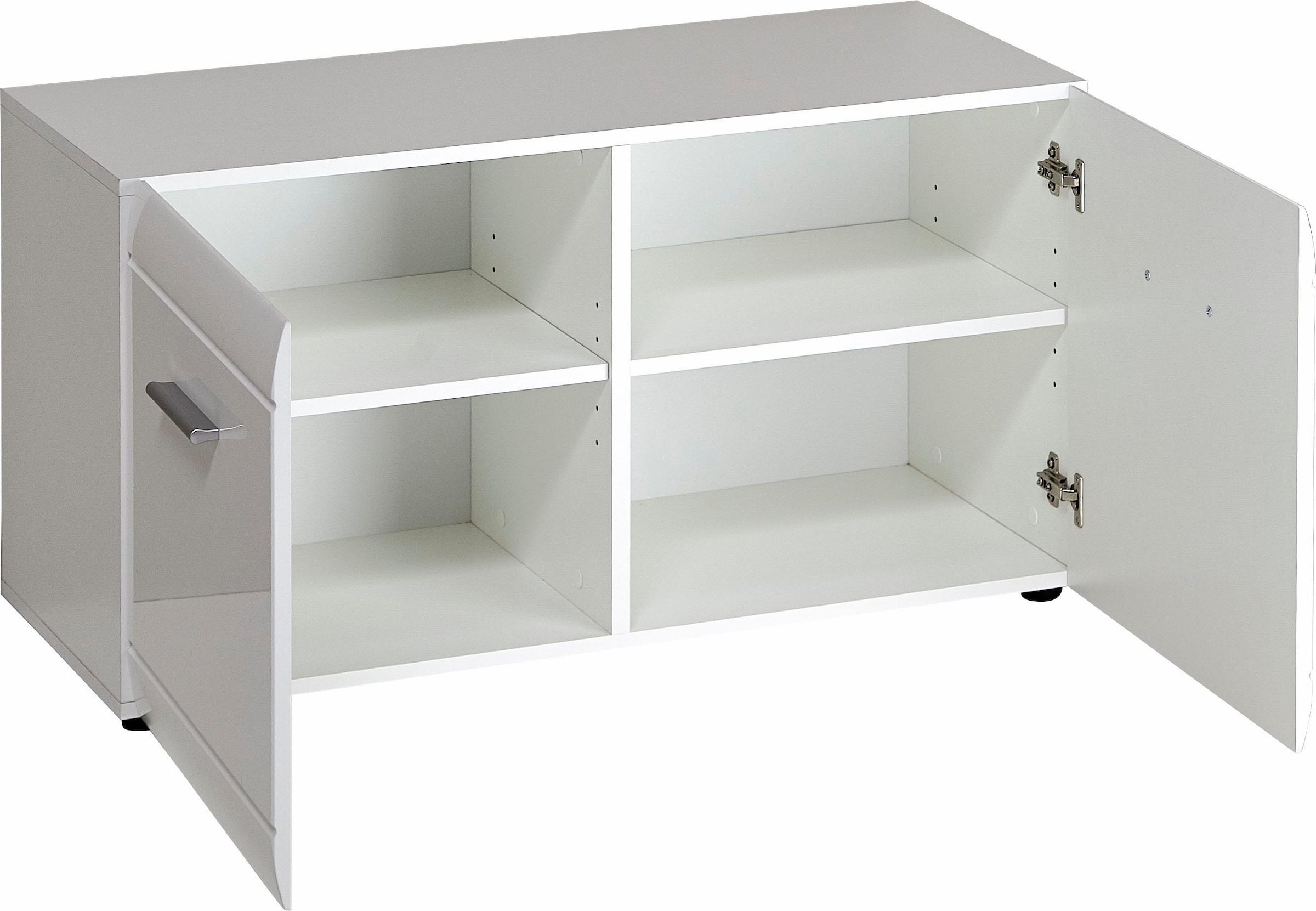 GERMANIA Garderoben-Set »Adana«, (Set, 6 St.), Farbe weiss mit Hochglanz Fronten