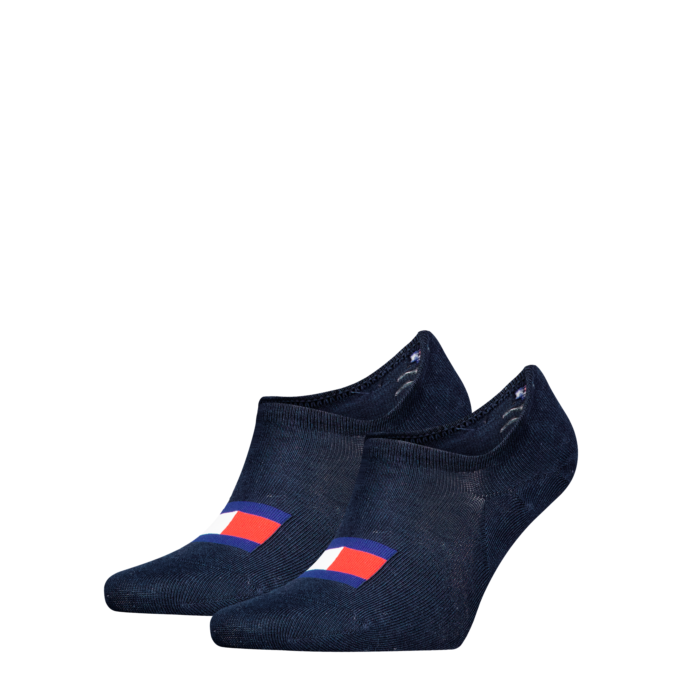Image of Tommy Hilfiger Füsslinge "TH UNI TJ FOOTIE 2P FLAG" 2 Paar, Mit grossem Flag-Label vorn