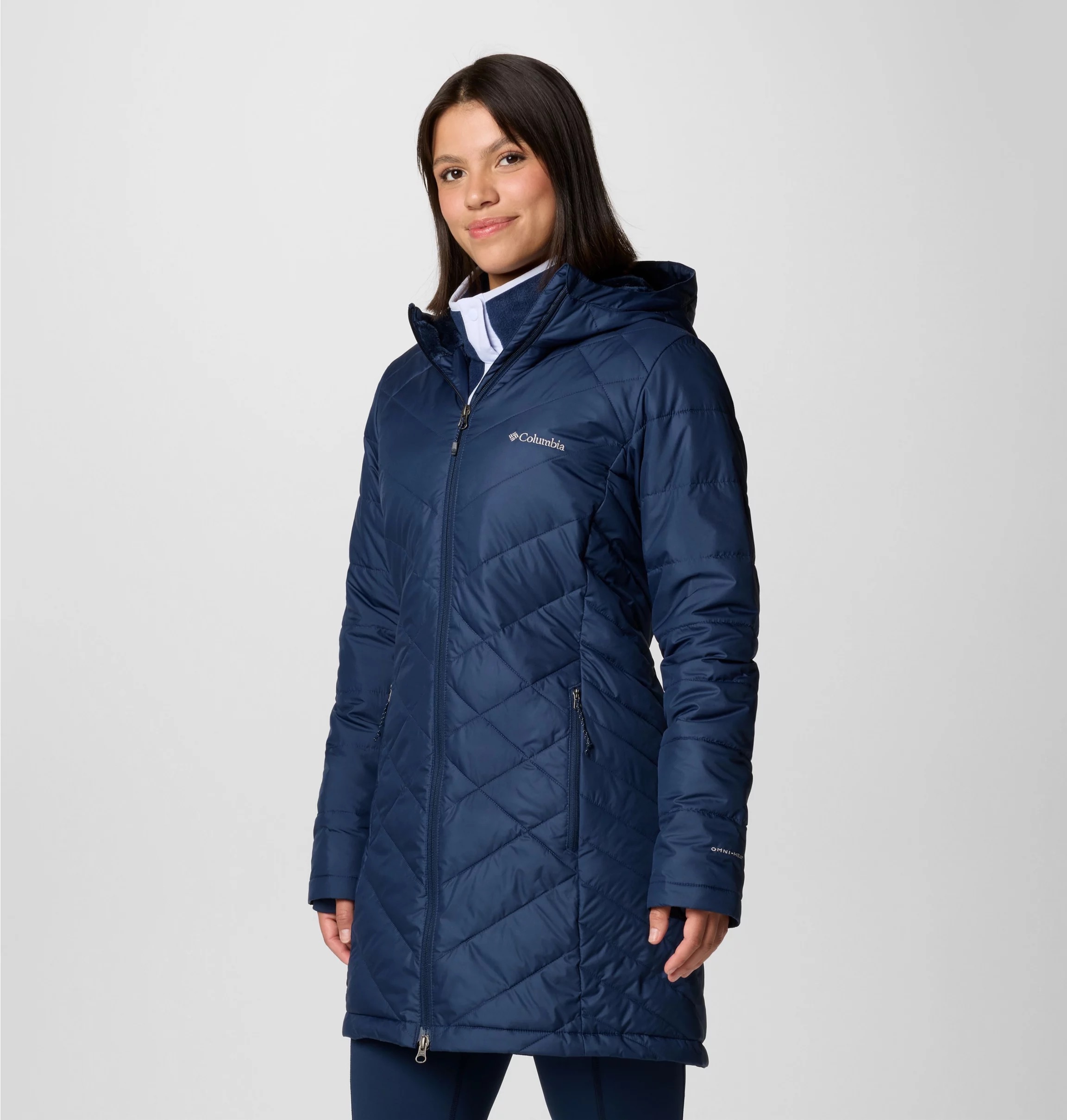 Columbia Steppmantel »HEAVENLY LONG HOODED JACKET«, (1 tlg.)