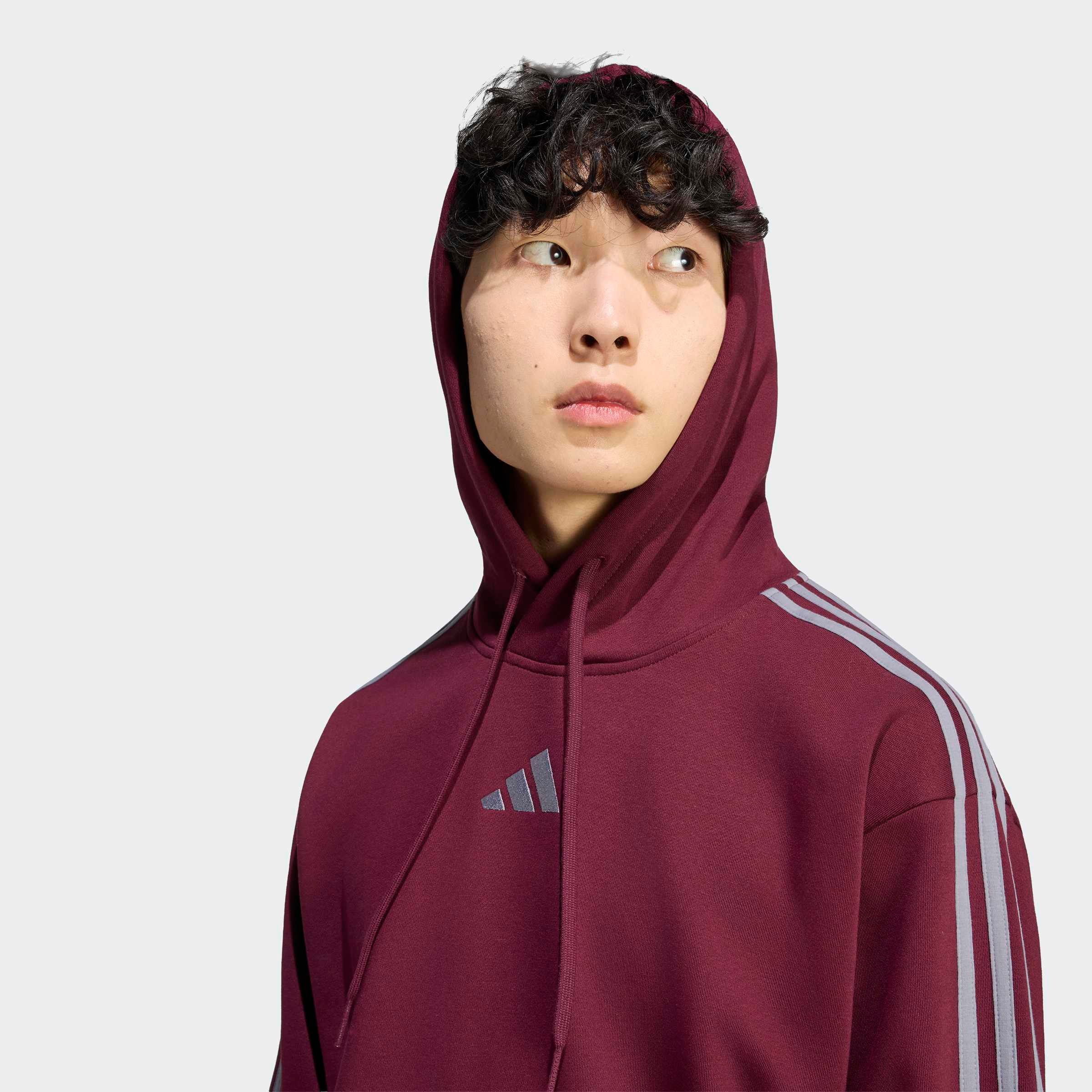 adidas Sportswear Sweat à capuche »ESSENTIALS 3-STREIFEN FLEECE-HOODIE«
