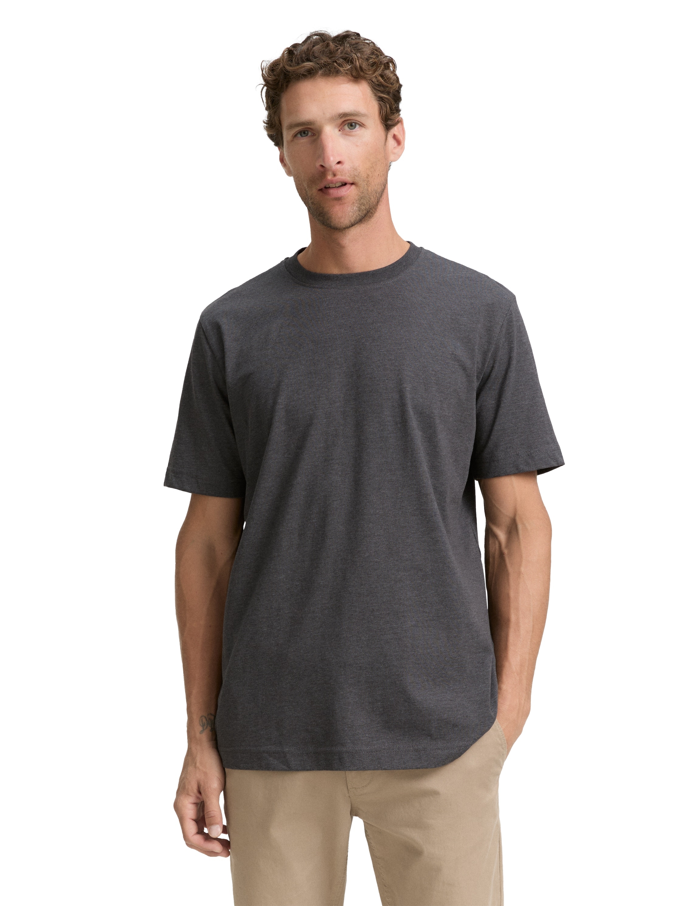 TOM TAILOR T-shirt Packung, 2 cuis mit Logo Print