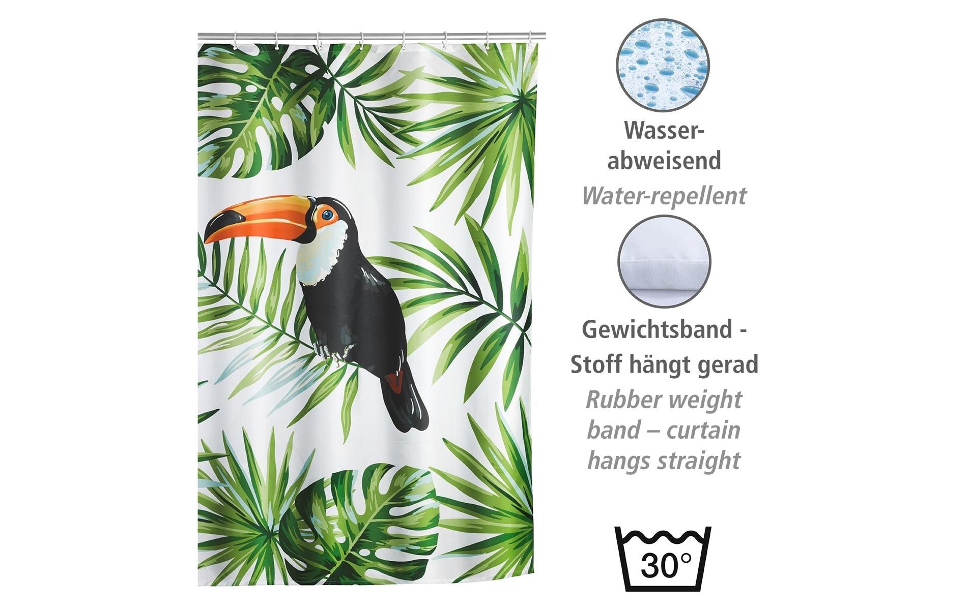 WENKO Duschvorhang »Tucan«