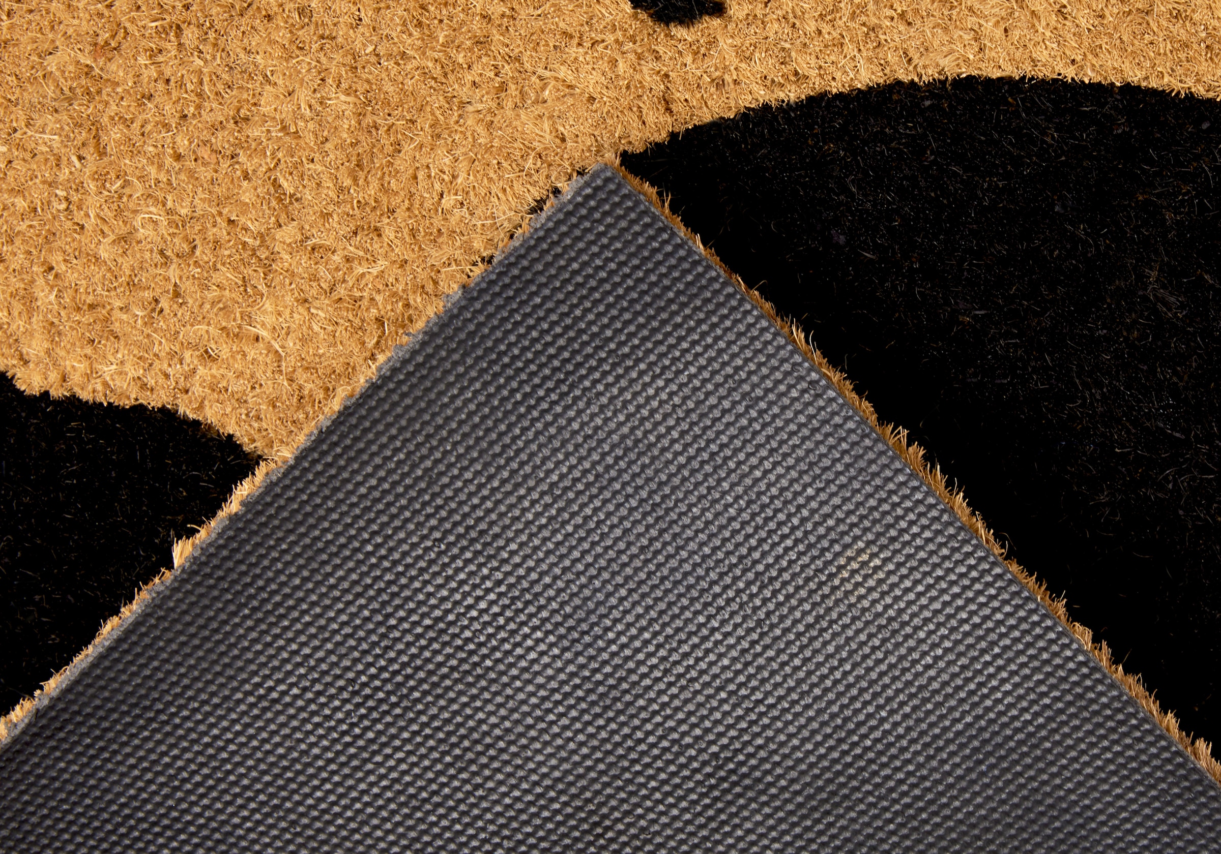 HANSE Home Fussmatte »Cat, Türmatte«, rechteckig, 15 mm Höhe, Kokos, Schmutzfangmatte, Outdoor, Rutschfest, Innen, Kokosmatte, Flur