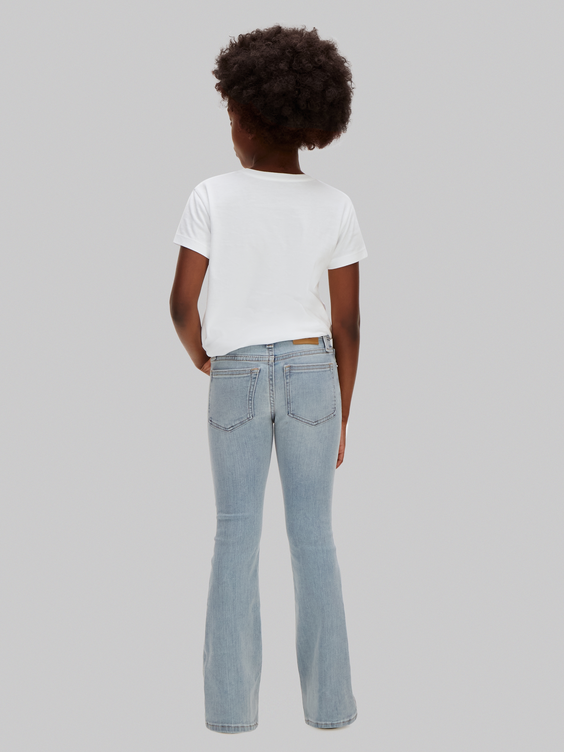 Calvin Klein Jeans Schlagjeans »FLARE ANDREW BLUE WASH« Regular fit für Kinder mit praktischen Taschen