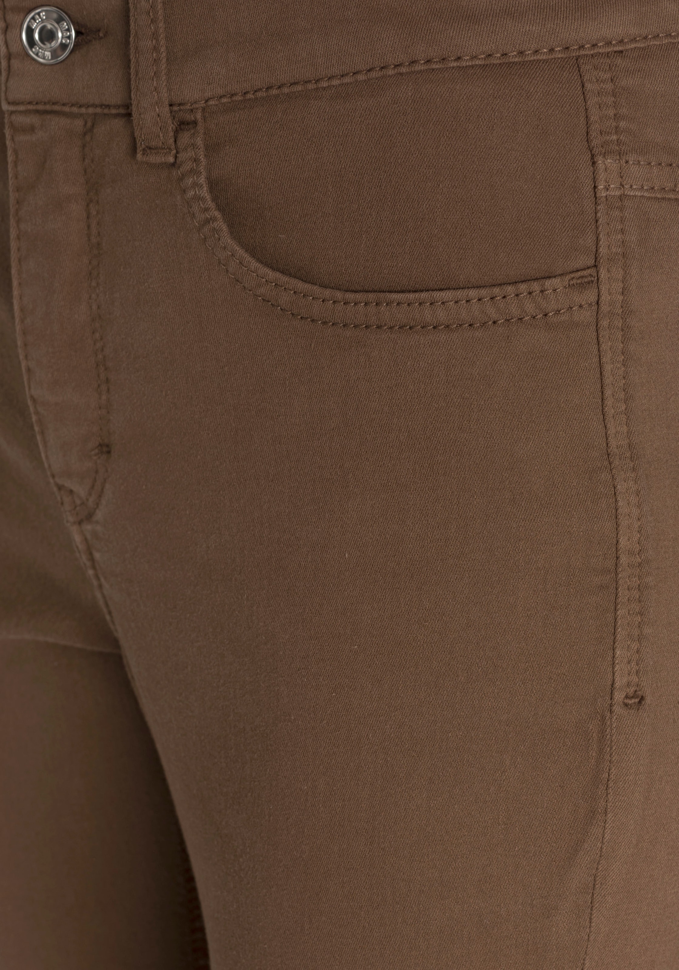 »Hiperstretch-Skinny«, den versandkostenfrei kaufen MAC Skinny-fit-Jeans bequem Tag ♕ ganzen Power-Stretch Qualität sitzt