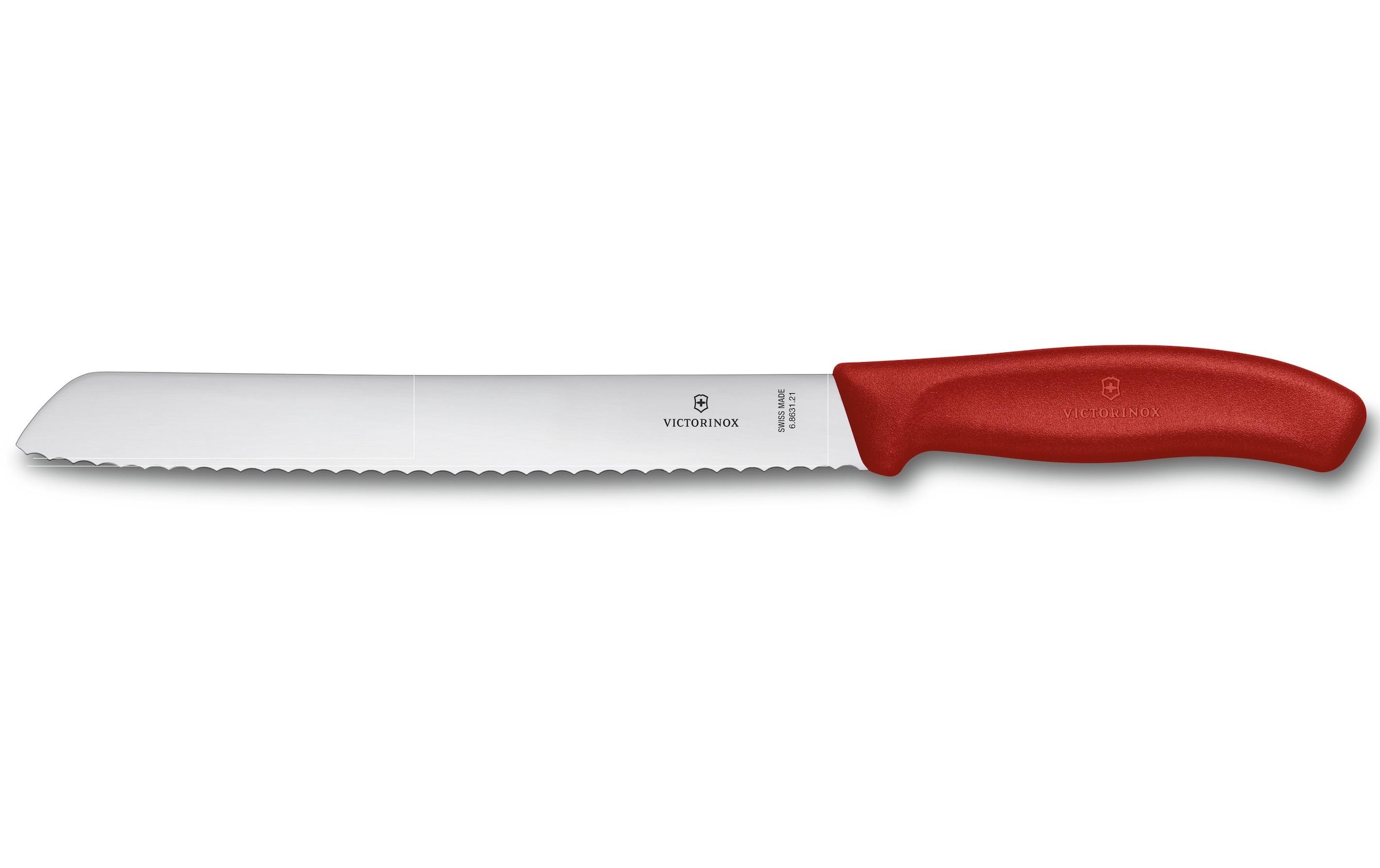 Victorinox Brotmesser »Swiss Classic Rot/Silberfarben«, (1 tlg.)