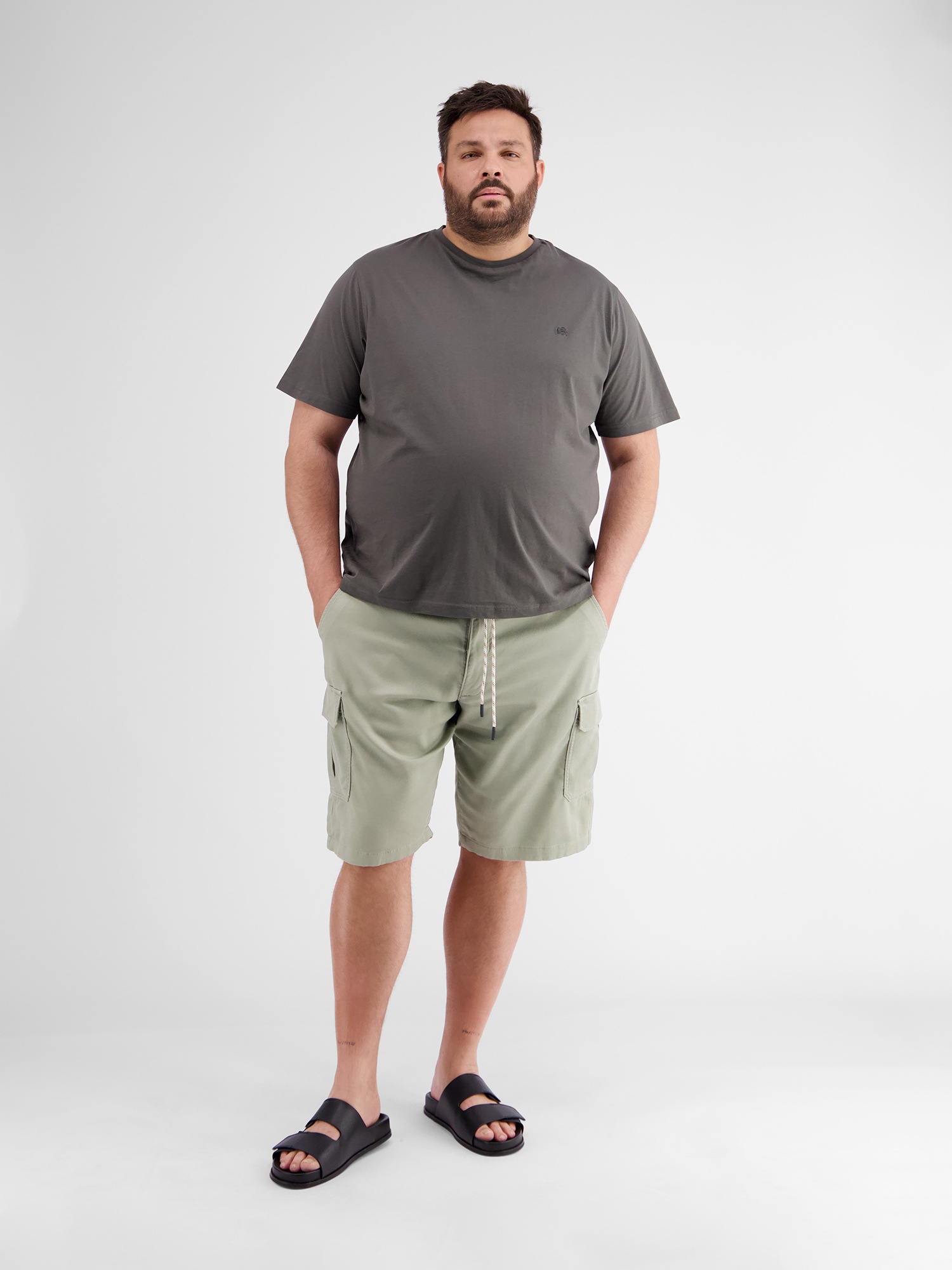 LERROS Jogg-Bermudas »LERROS Cargo-Jog-Bermuda in Übergrössen«