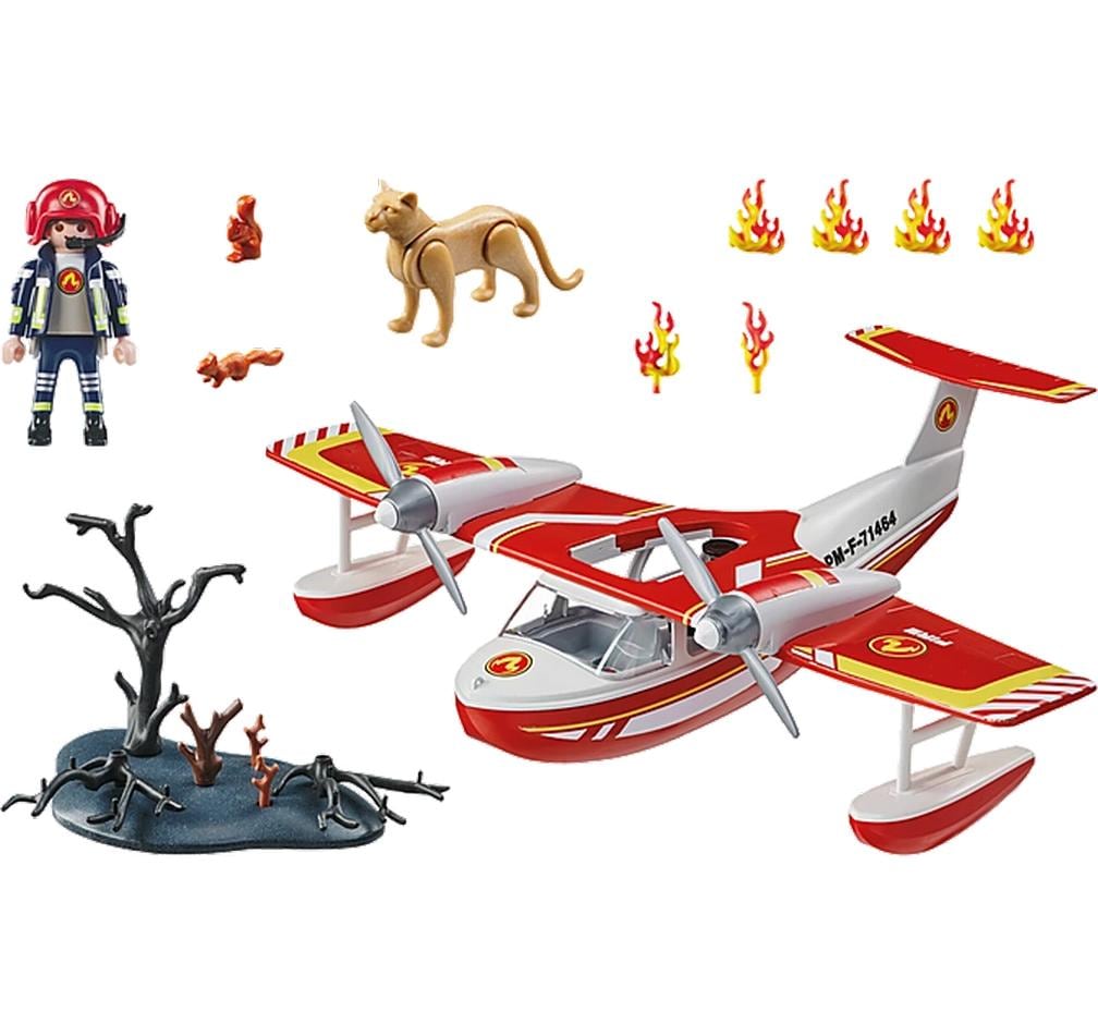 Playmobil® Briques de jeu »Action Heroes Feuerwehrflugzeug mit Löschfunktion 71463«