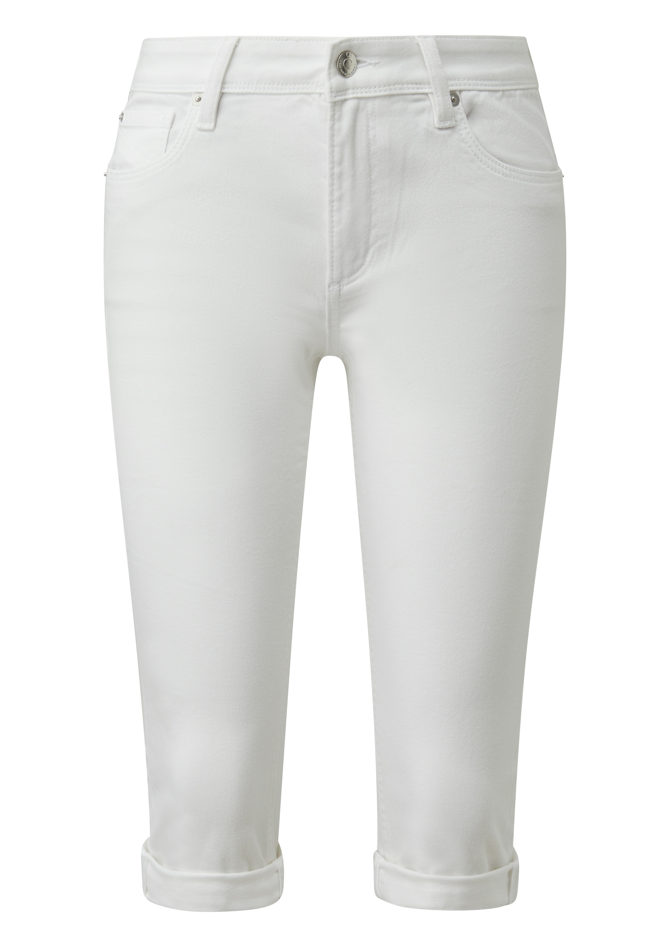 QS Jeansshorts Sommershorts- Denim- mit Stretch