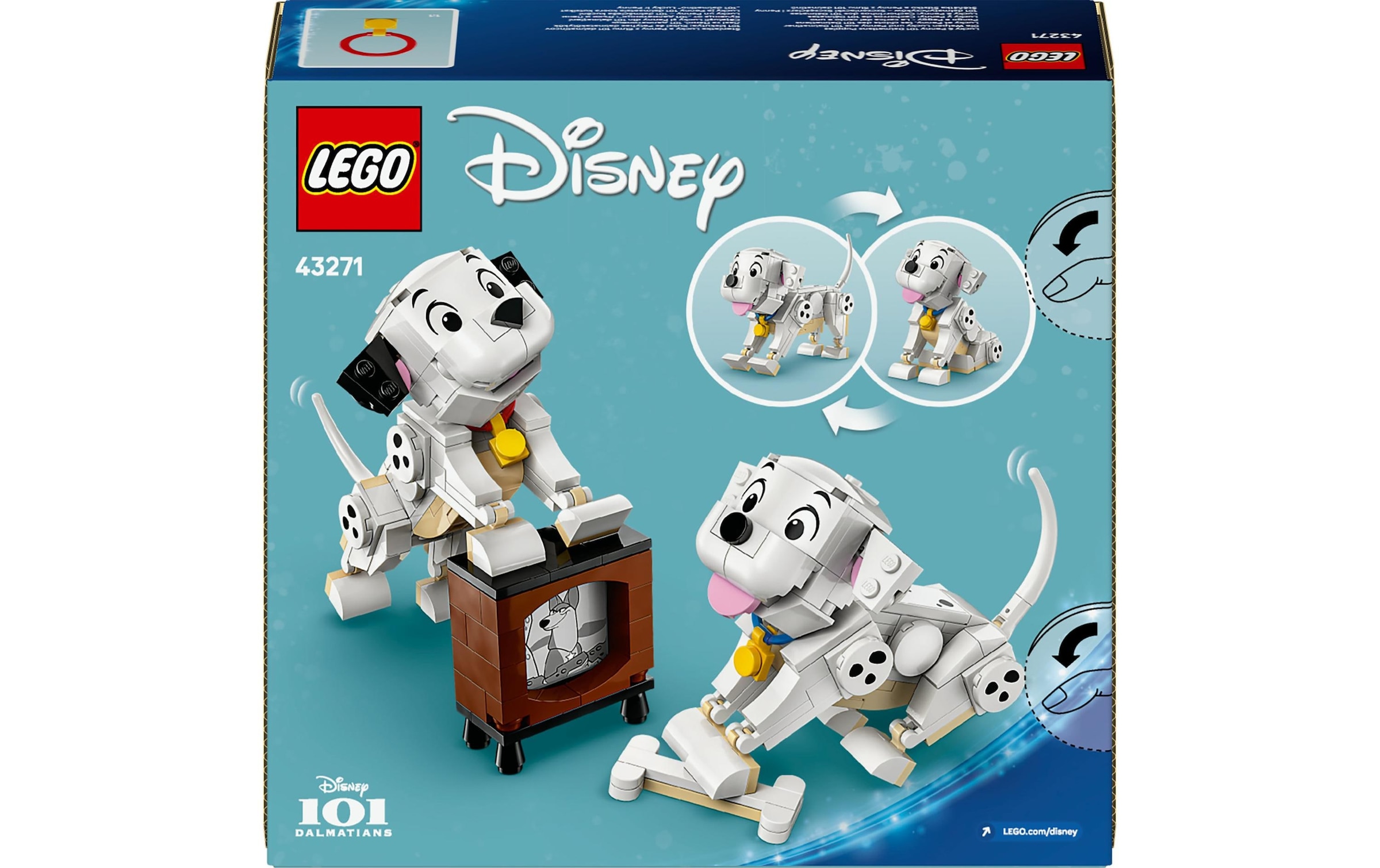 LEGO® Briques de jeu »Disney Die Welpen Lucky und Penny aus 101 Dalmatiner 43271«