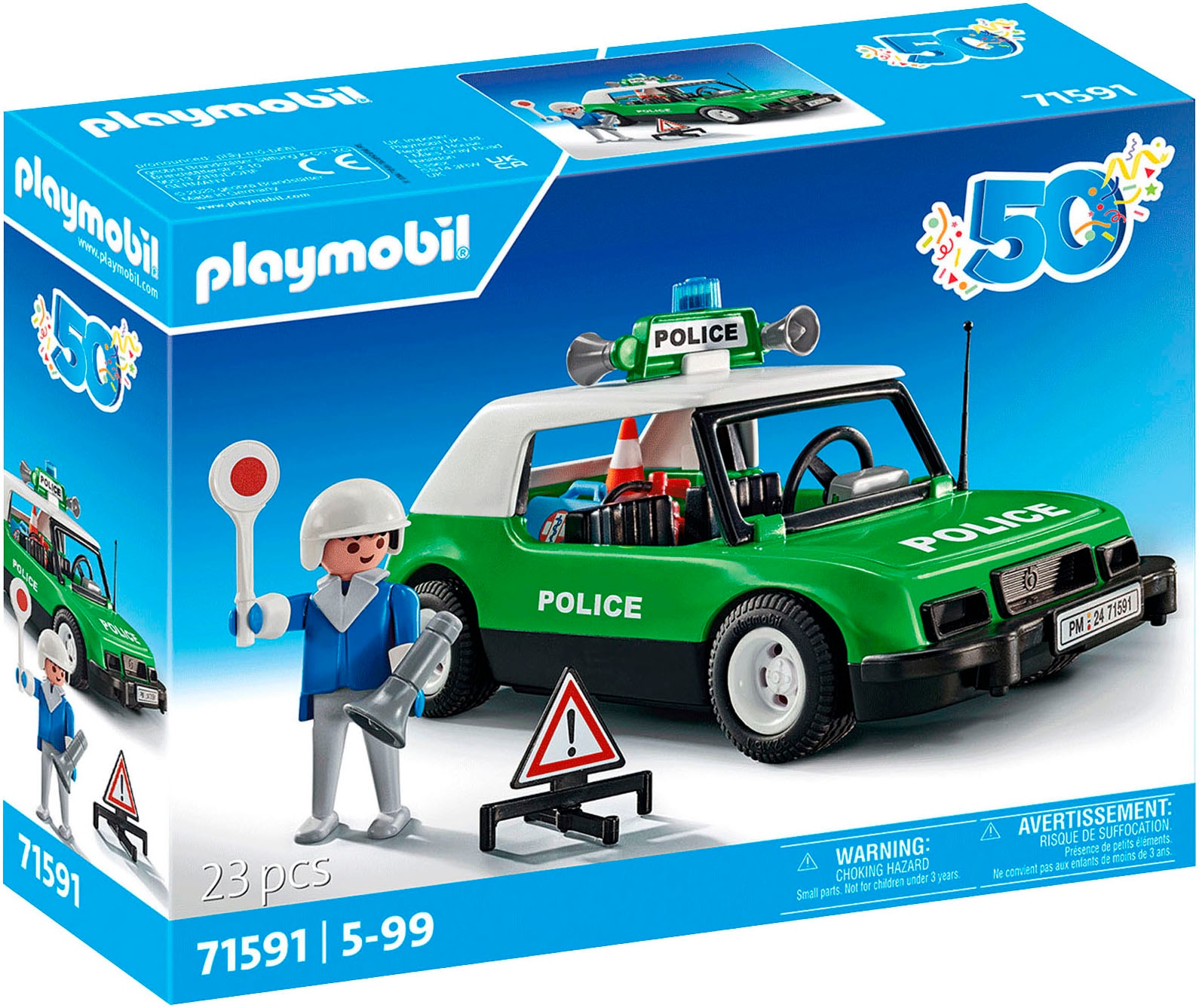 Konstruktions-Spielset »Classic Polizeiauto (71591), My City Life«, (23 St.), Made in...