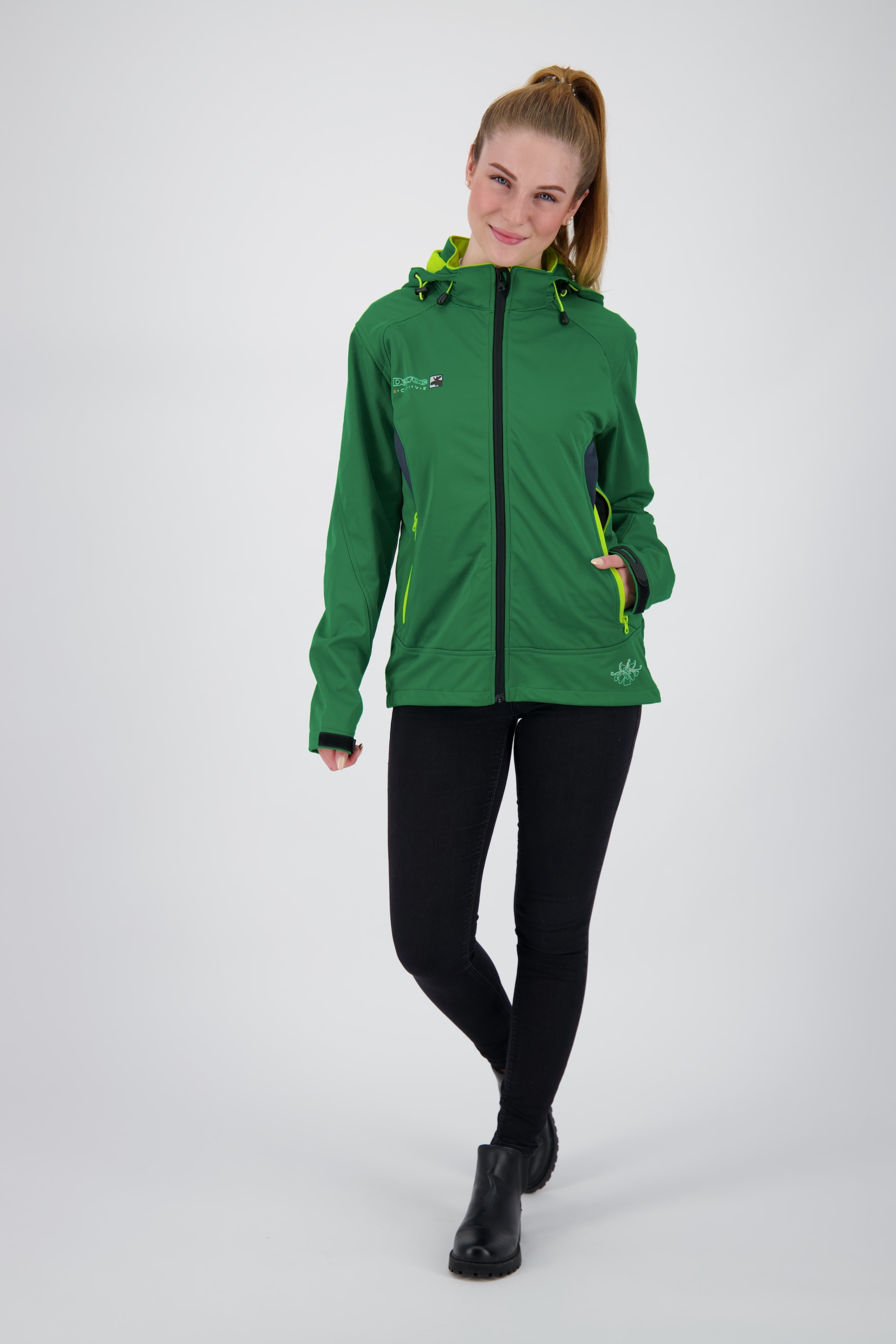 DEPROC Active Softshelljacke »Downton Peak WOMEN« auch in Grossen Grössen erhältlich