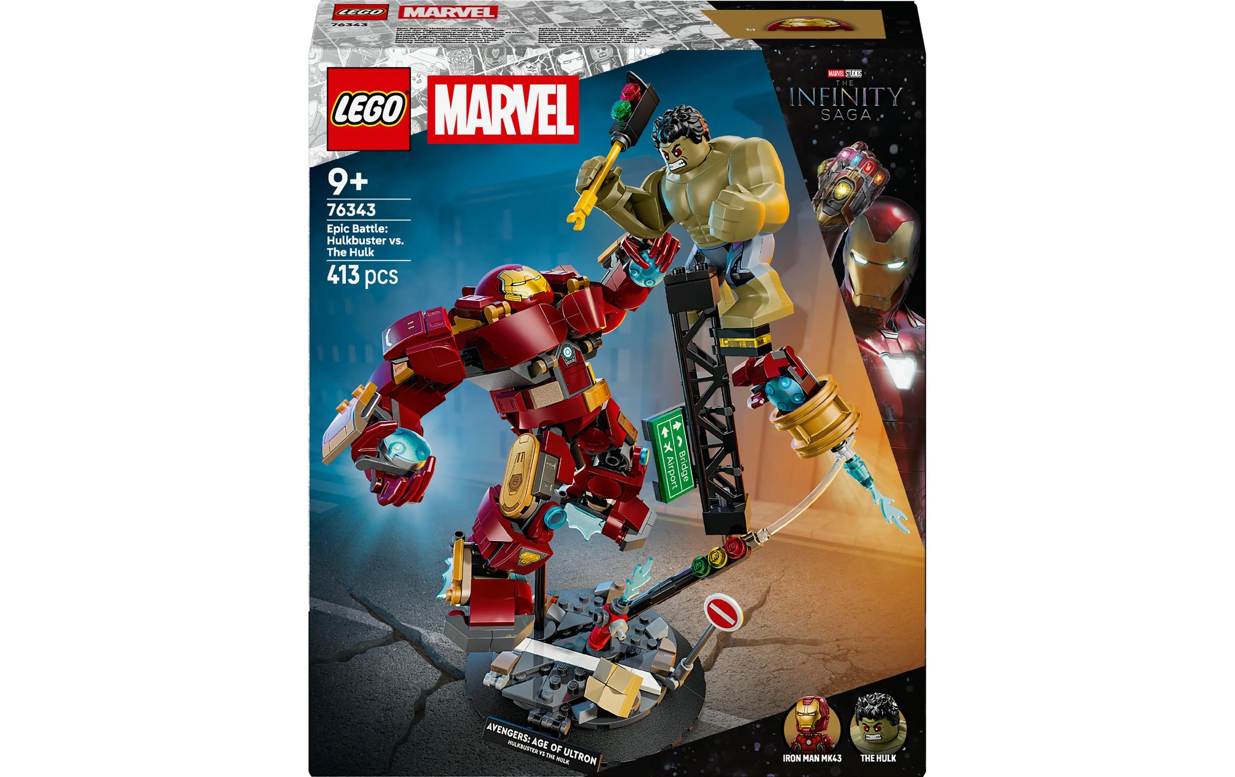 Image of LEGO Konstruktionsspielsteine "Marvel Duell der Giganten: Hulkbuster vs. Hulk 76343"