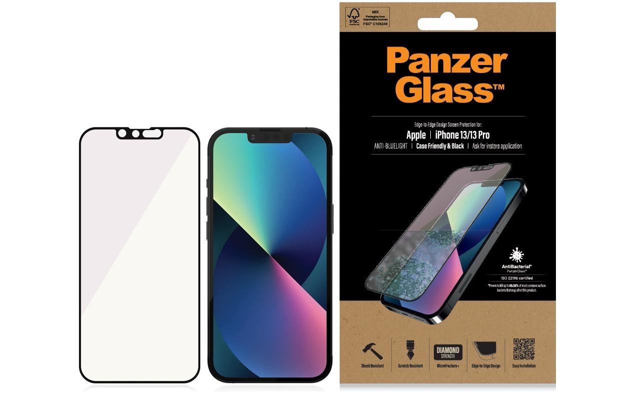 Image of PanzerGlass Displayschutzglas »Displayschutz CF«, für iPhone 13, iPhone 13 Pro, Mit Rahmen bei Ackermann Versand Schweiz