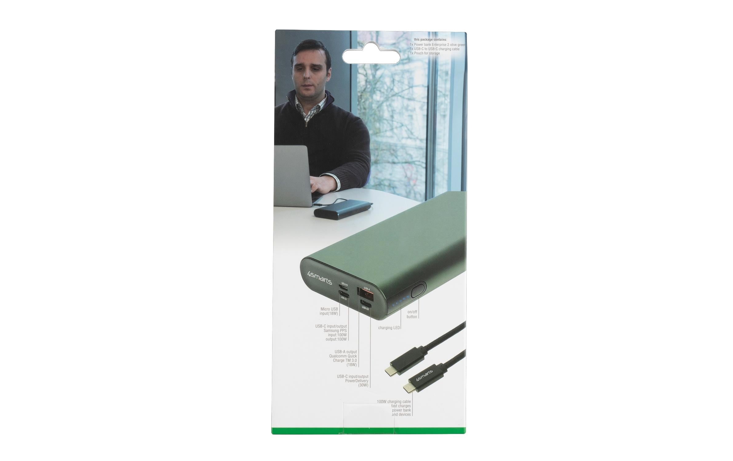 4smarts Powerbank »Enterprise 2«, 20000 mAh