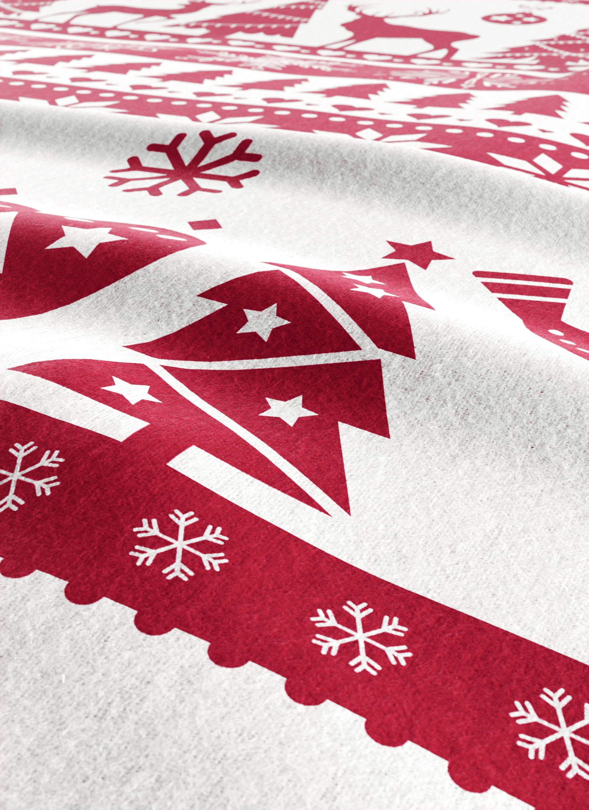 GOODproduct Bettwäsche »Sindbad in Gr. 135x200 oder 155x220 cm, ideal für Weihnachten« 2 tlg. Weihnachtsbettwäsche, Winter