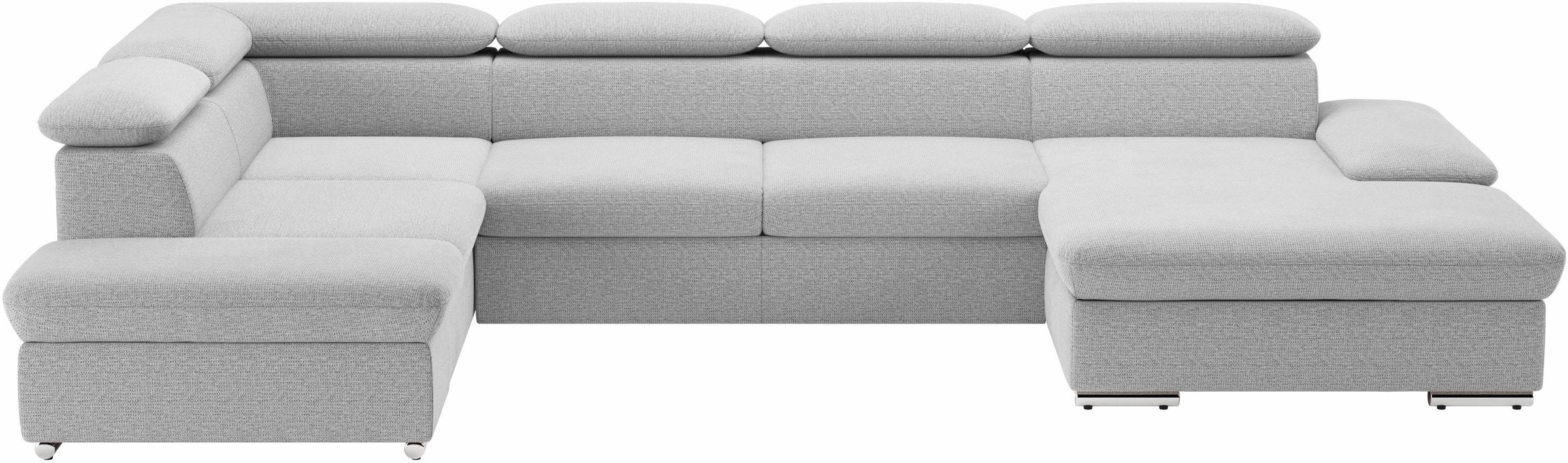 sit&more Paysage de salon »Valantine U-Form, B: 349 cm« mit Arm- & Kopfteilverstellung, optional mit Bettfunktion