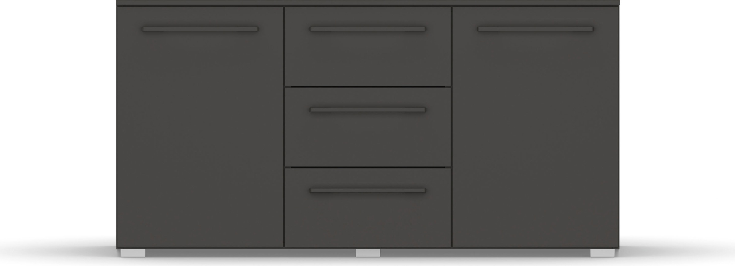 rauch Kombikommode "Kommode Sideboard Wäscheschrank Schrank SKAT PURE" inkl. SOFT-CLOSE-FUNKTION, mit 1 Tür und 4 Schubladen in puristischem Design MADE IN GERMANY